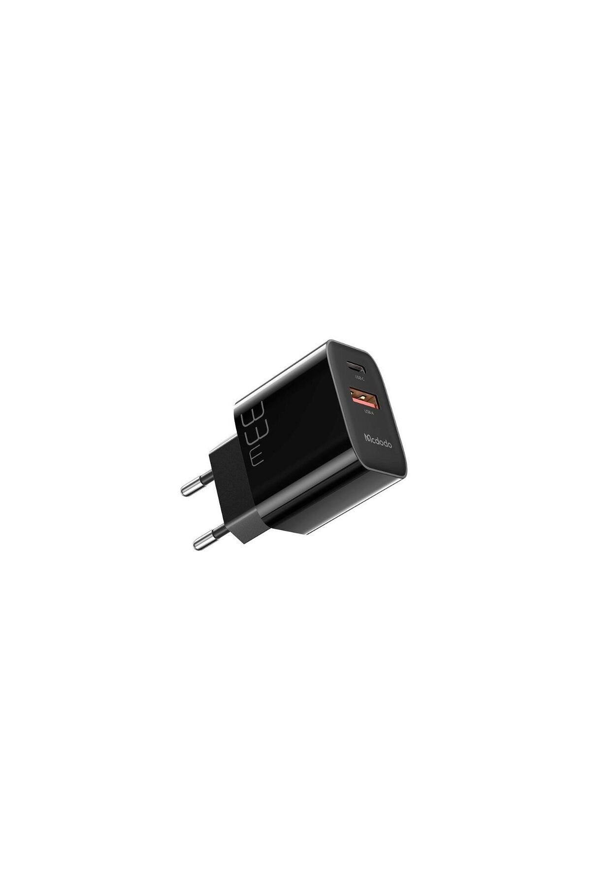 Mcdodo-Set Incarcator Retea Dual Port Fast Charge 33w Cablu Type-c La Type-c 1,2m, Black 2