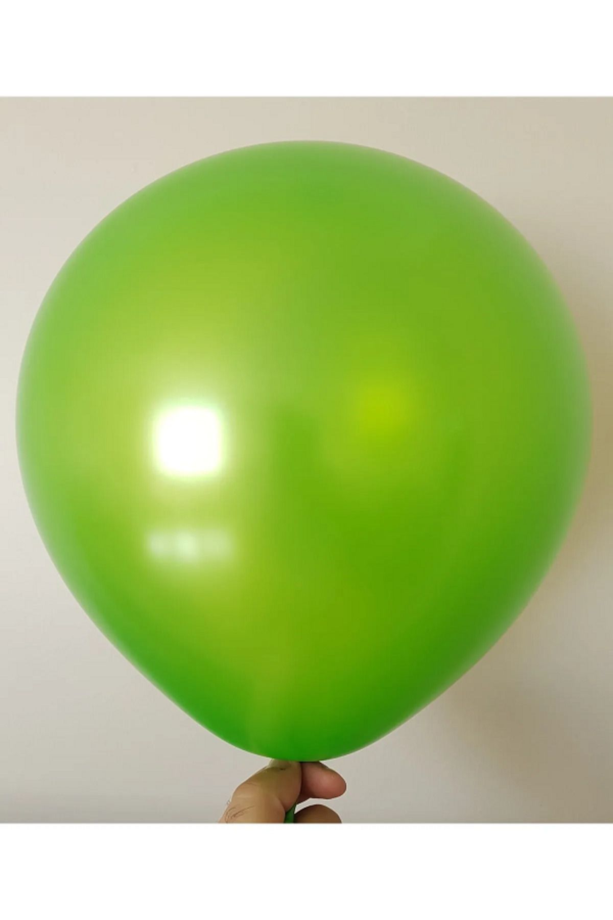 Parti Zamanı 12 inch 30 cm Balon 10 Adet Metalik Fıstık Yeşili