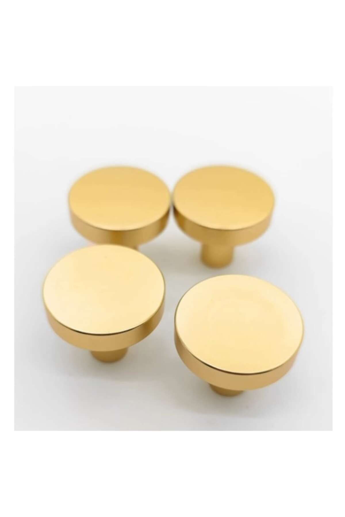 The Casius.-Set 4x Drawer Buttons, Minimalist Round Handle for Drawer or Cabinet, The Casius® 3