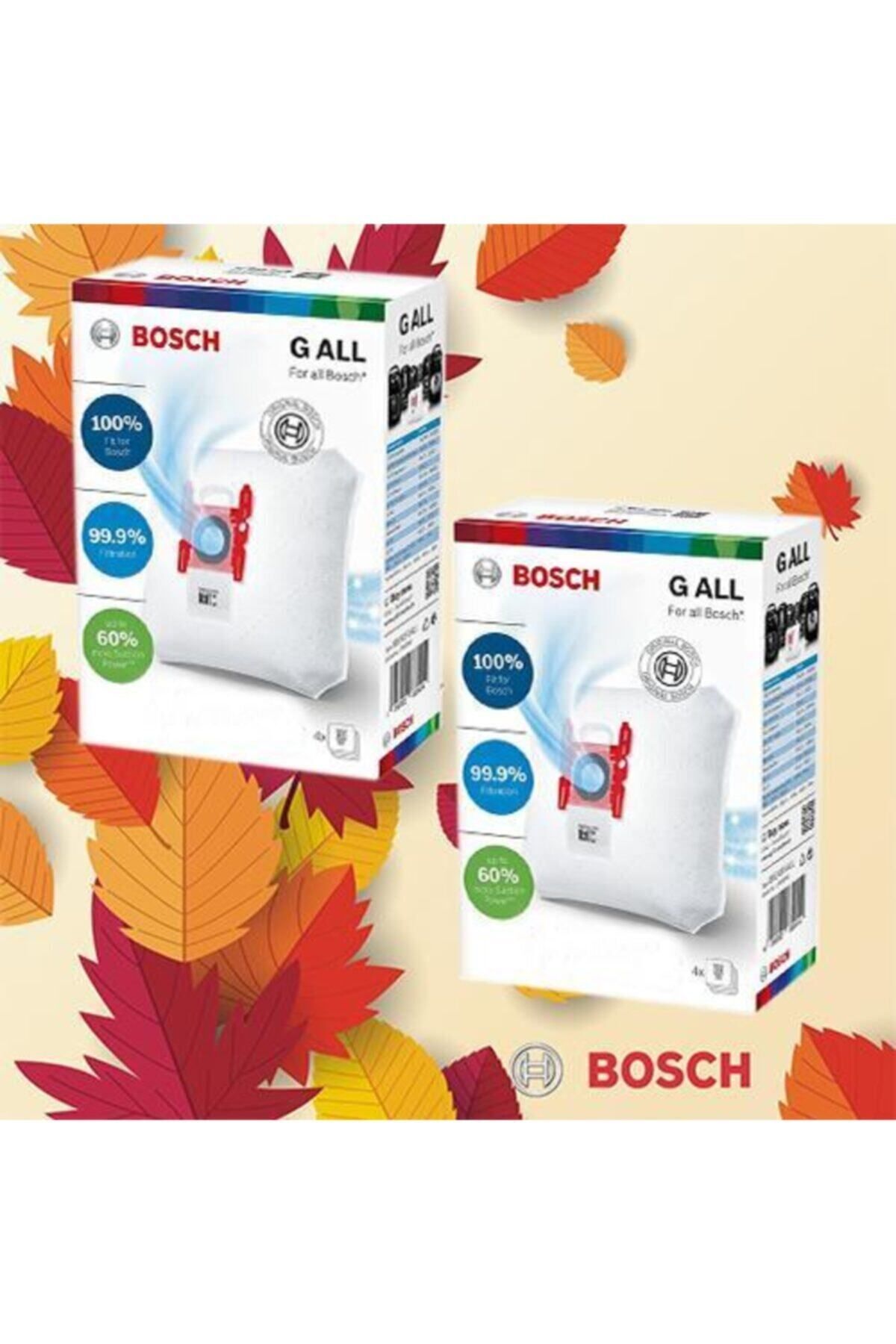 Ermiya G All Toz Torbası ( 2 Kutu ) 8 Ad Bosch Siemens Profilo +1 Ad Performer Motor Koruma Filtresi