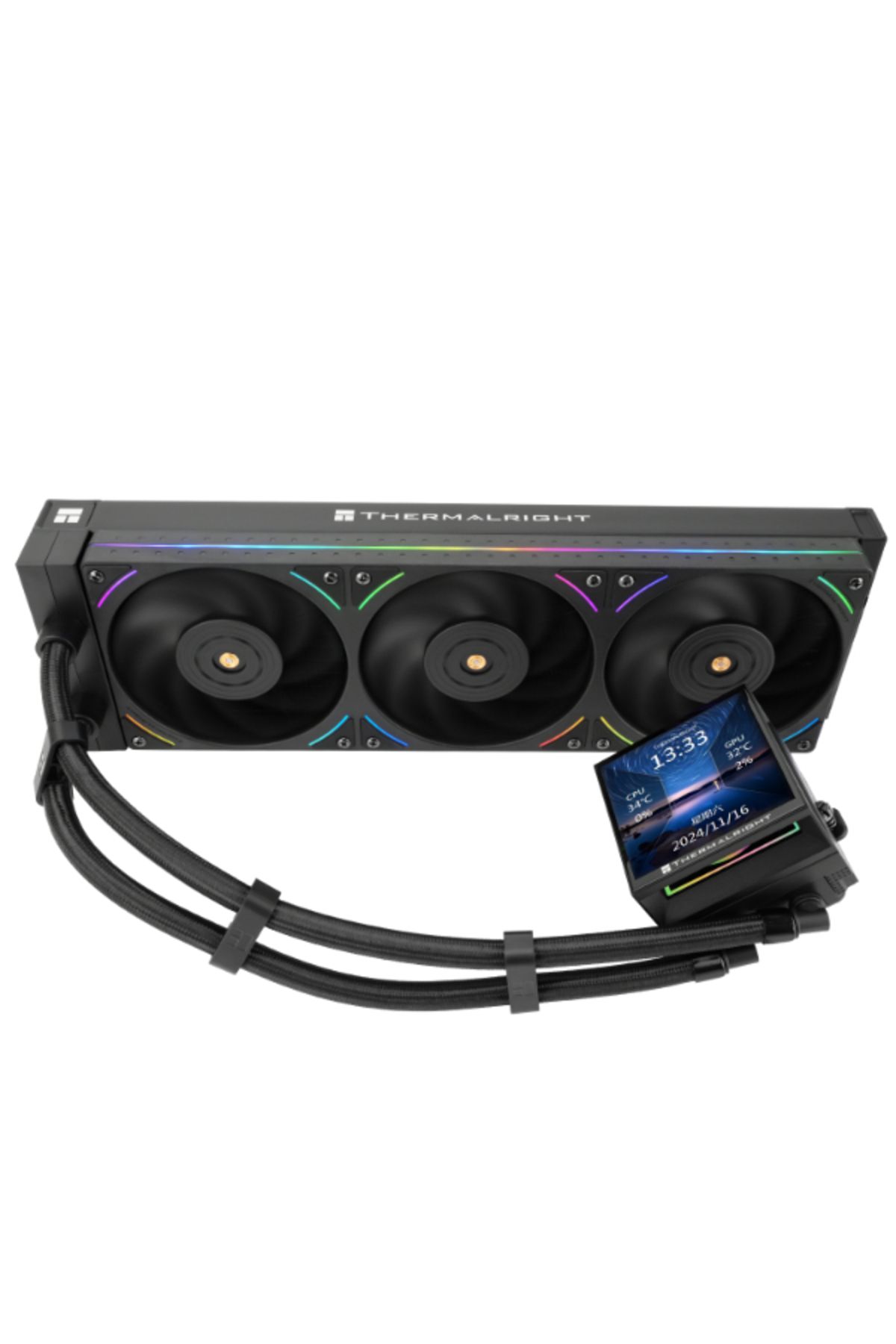 ThermalRight-Hyper Vision 360 UB With 4 inch screen Argb Black 1