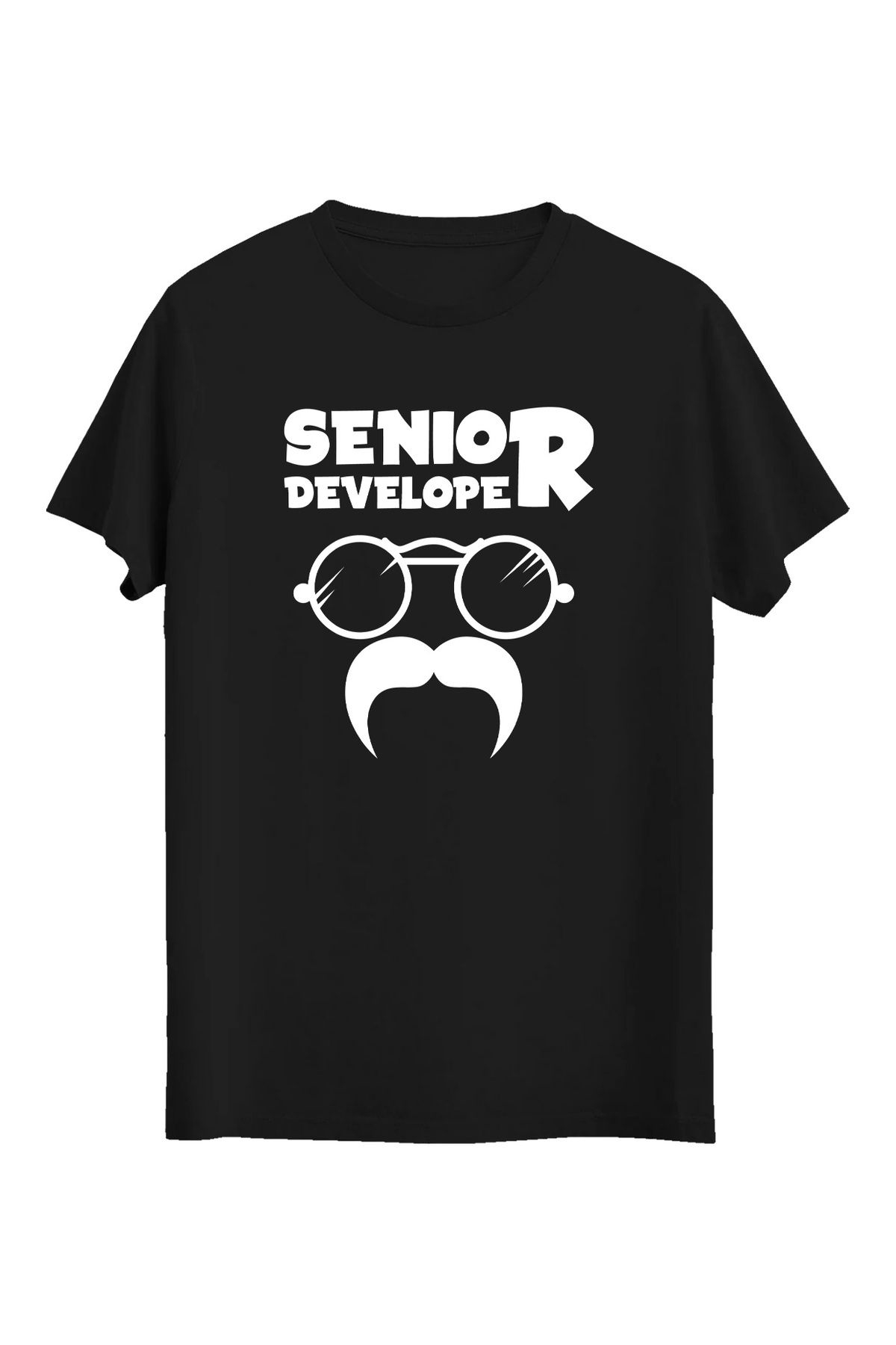 srcmarket Yazılımcılara Özel, Senior Developer Baskılı Unisex Tshirt