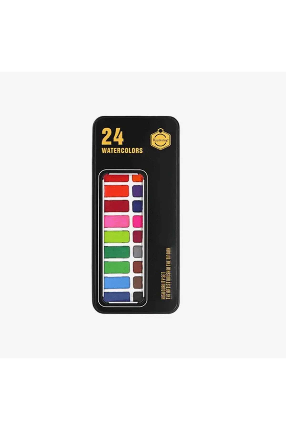 Keep Smiling Metal Kutu Tablet Sulu Boya Seti 24 Renk B7129-24