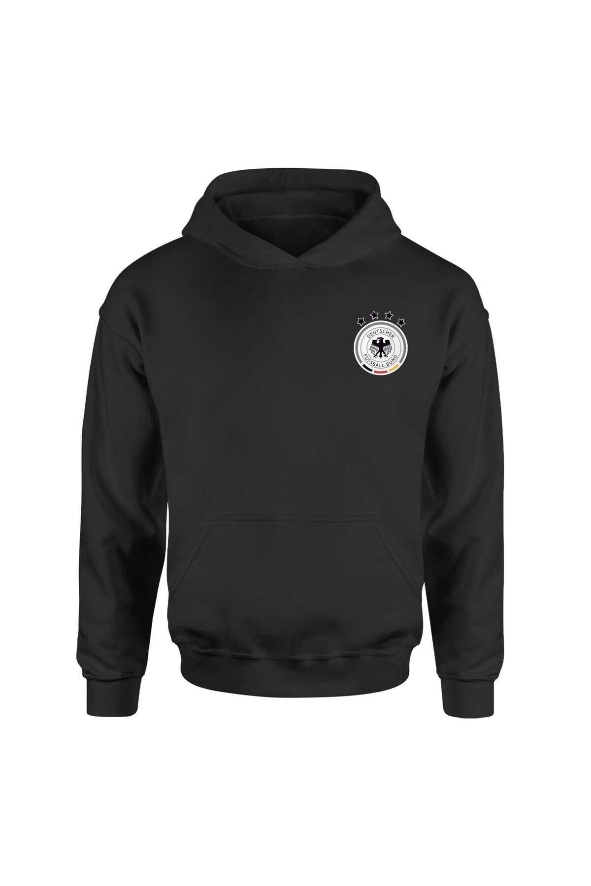 Pisa Art Almanya Futbol Takımı Siyah Hoodie