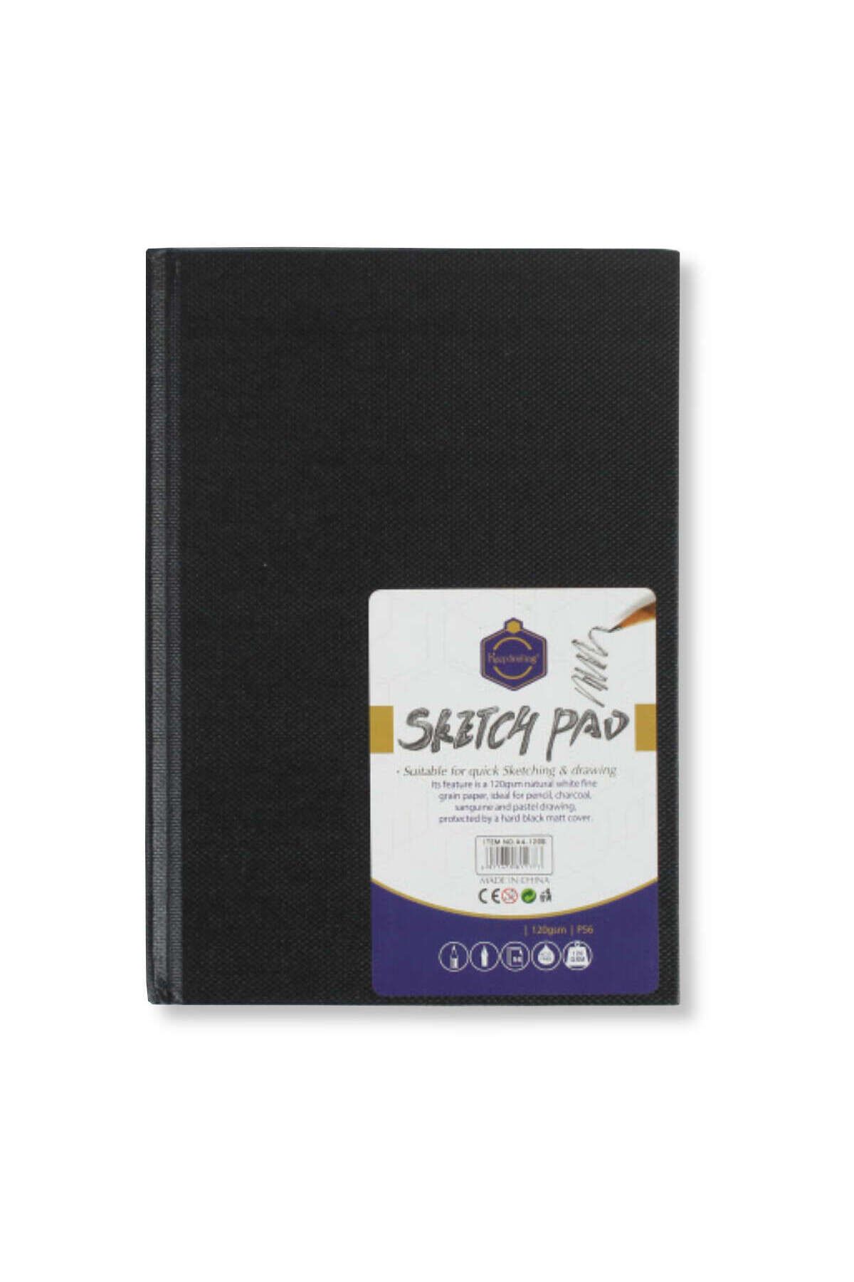 Keep Smiling Ciltli Eskiz Sketch Defteri Sert Kapak A4 120 g 56 Yaprak Kuruboya