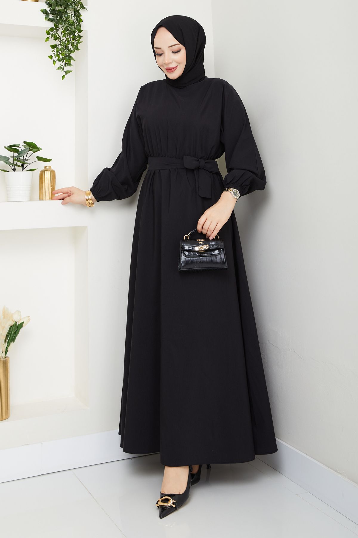 Sakara Collection Mevsimlik Tesettür Elbise