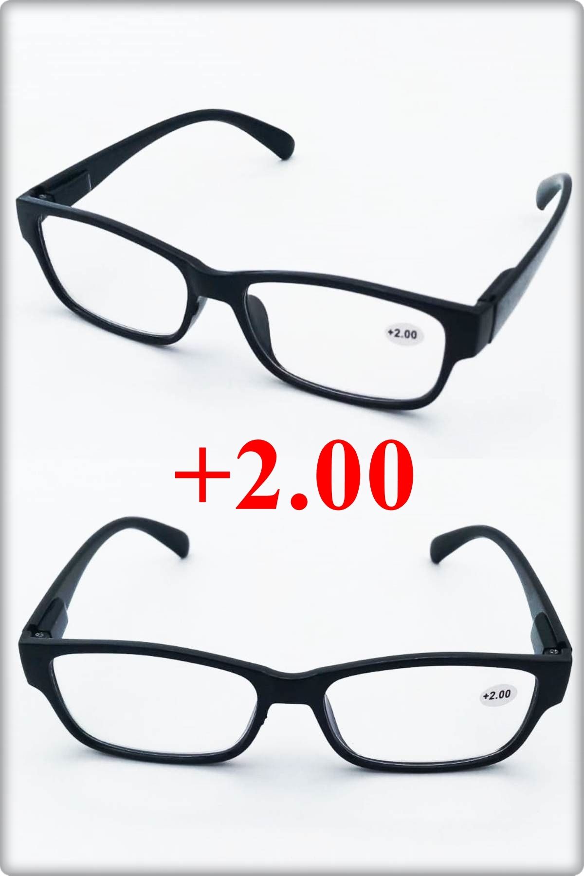TAN EXPRESS Unisex Kitap Okuma Ve Bilgisayar Gözlüğü (+2.00) 1 Adet