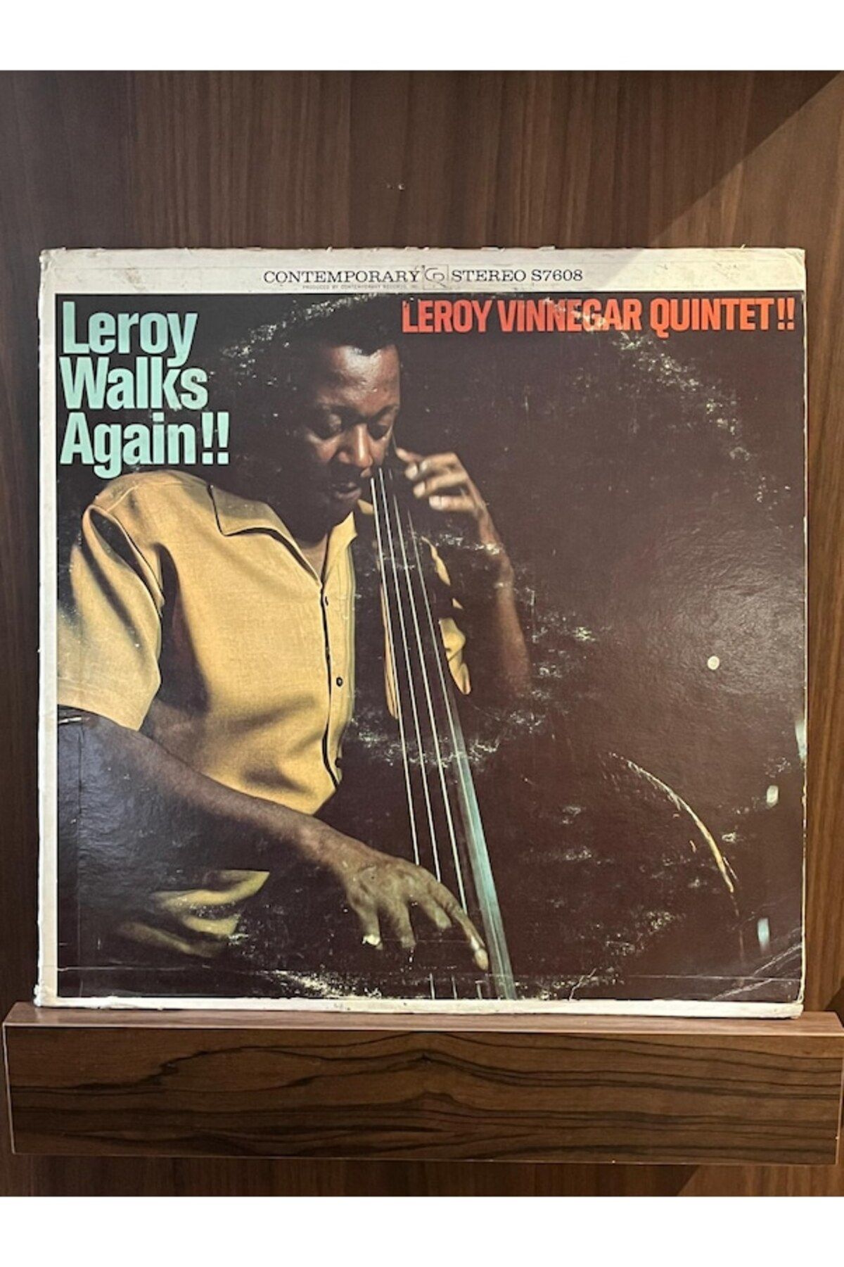 Ege Kitap ve Plak Evi Leroy Vinnegar Quintet - Leroy Walks Again , Lp Cool Jazz
