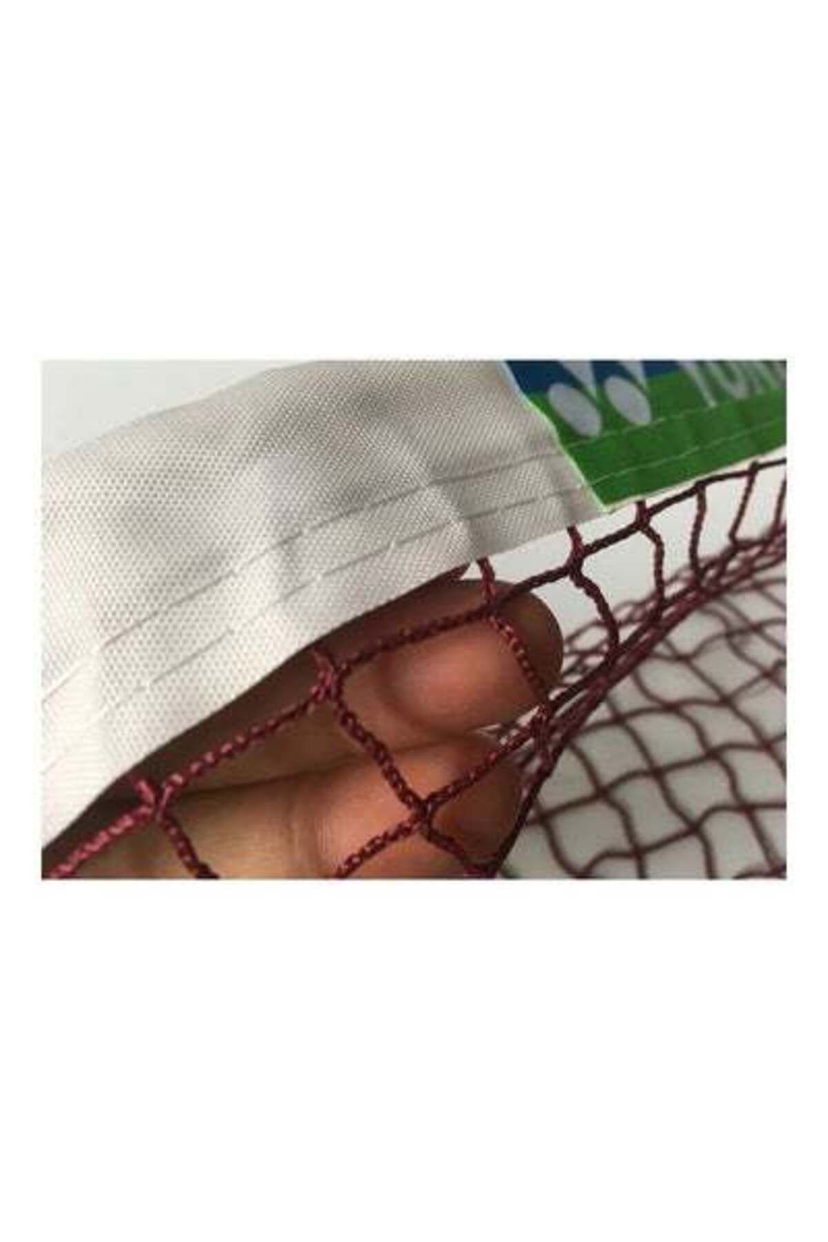 HALAMODO-Canvas Durable Polypropylene Net Portable Indoor Badminton Volleyball Net 6.1m * 0.76m 31*31*31cm 4