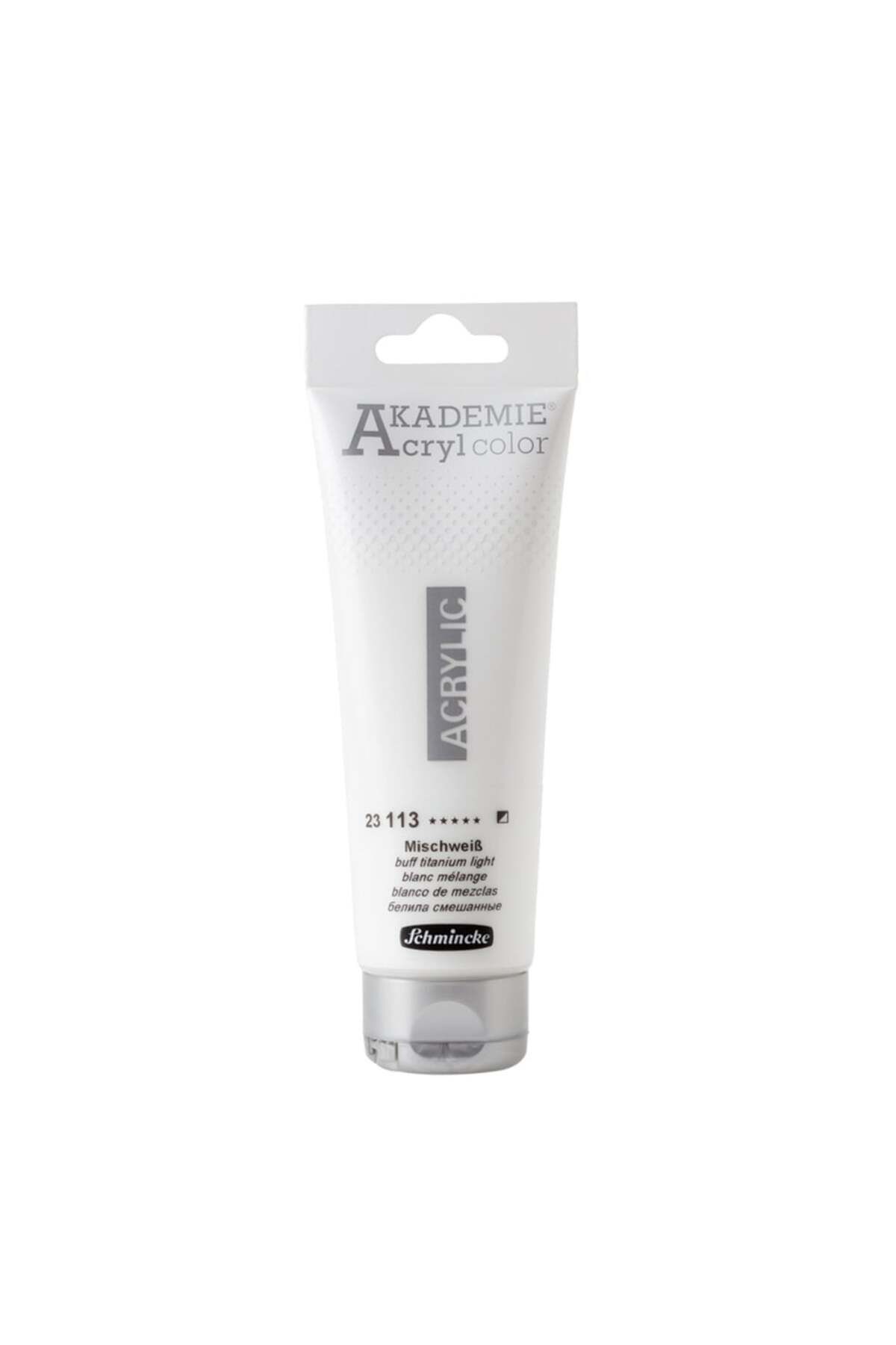 Schmincke Akademie Akrilik Boya 120 ml 113 Buff Titanium Light