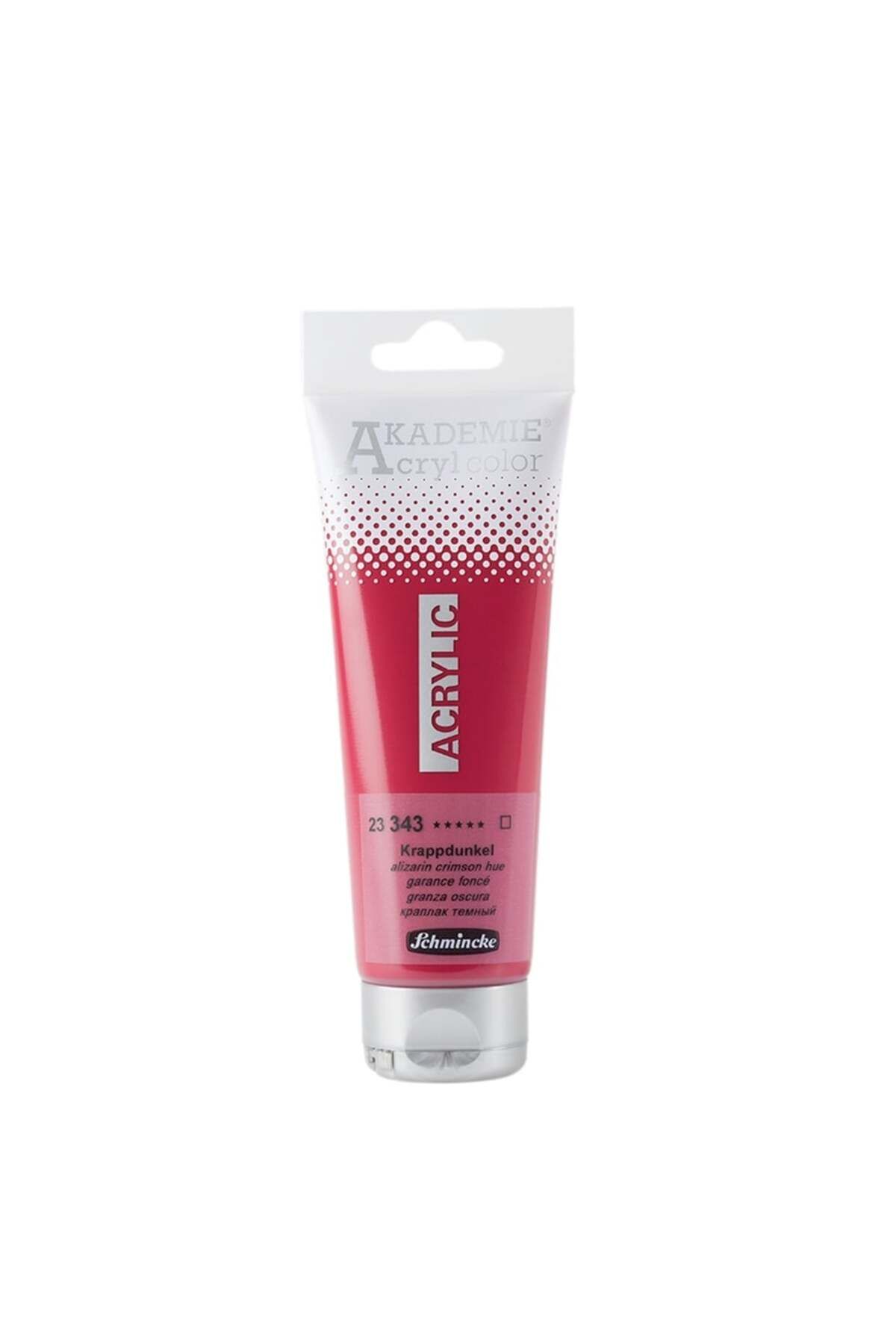 Schmincke Akademie Akrilik Boya 120 ml 343 Alizarin Crimson Hue