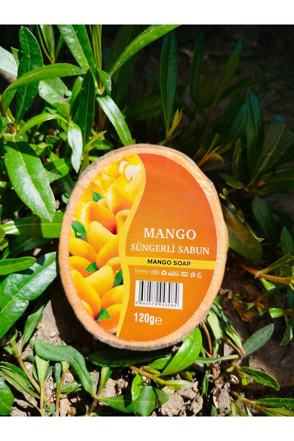 İnterNatural Mango Süngerli Sabun / Mango Soap 120g