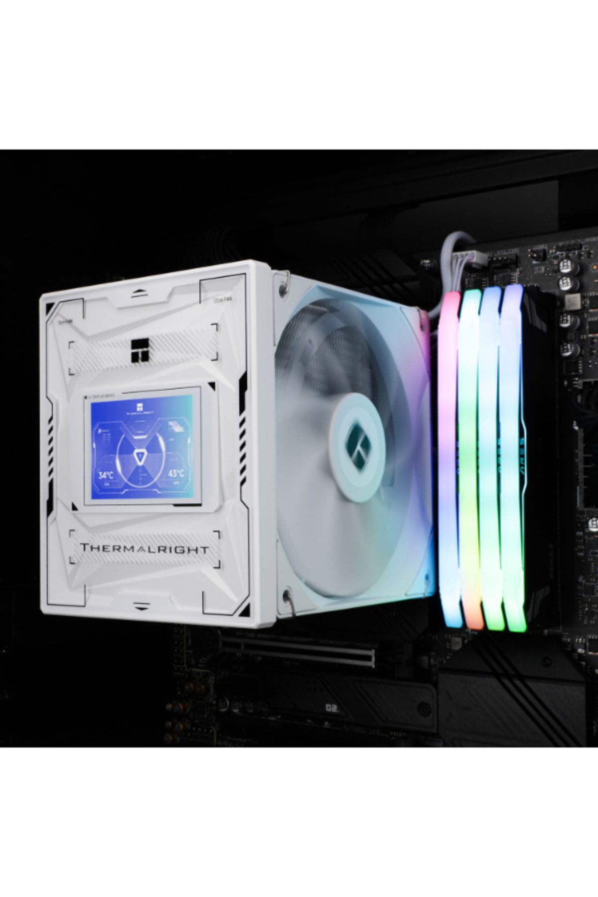 ThermalRight-Burst Assassin 120 Vision White With screen 8