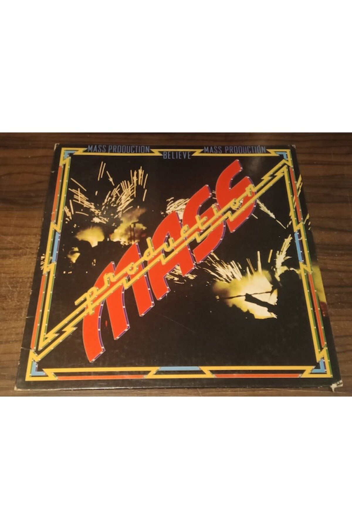 Ege Kitap ve Plak Evi Mass Production - Believe , Lp 1977 Funk