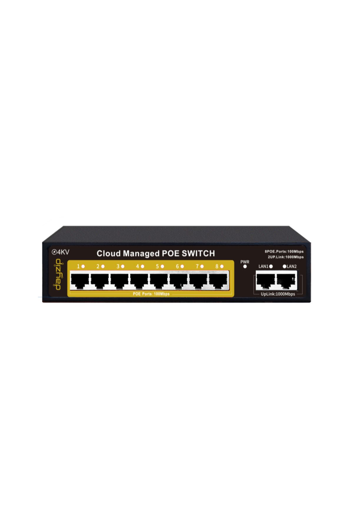 SCE INNOVATION 8 Port PoE Akıllı Yönetilebilir Switch DZ-PS208G