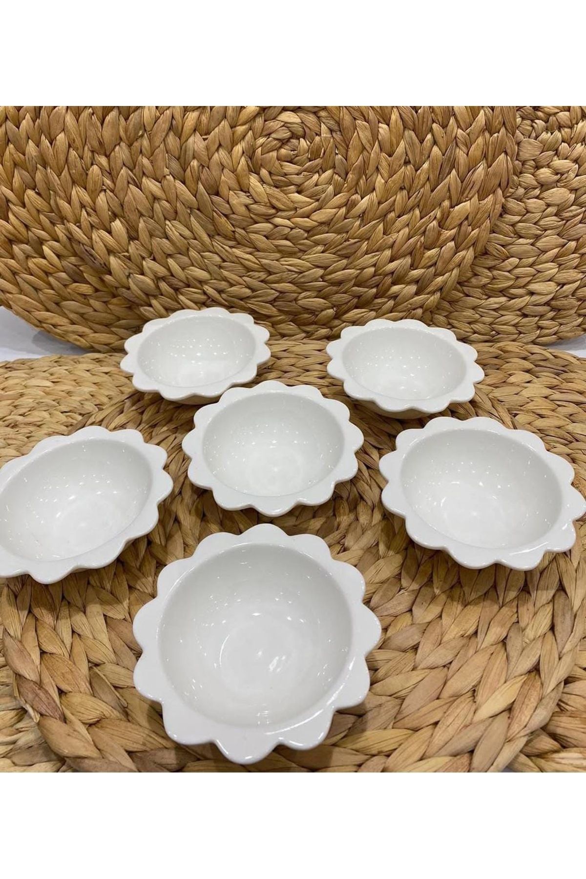 LILY HOME Mini papatya 6 lı kase sunumluk