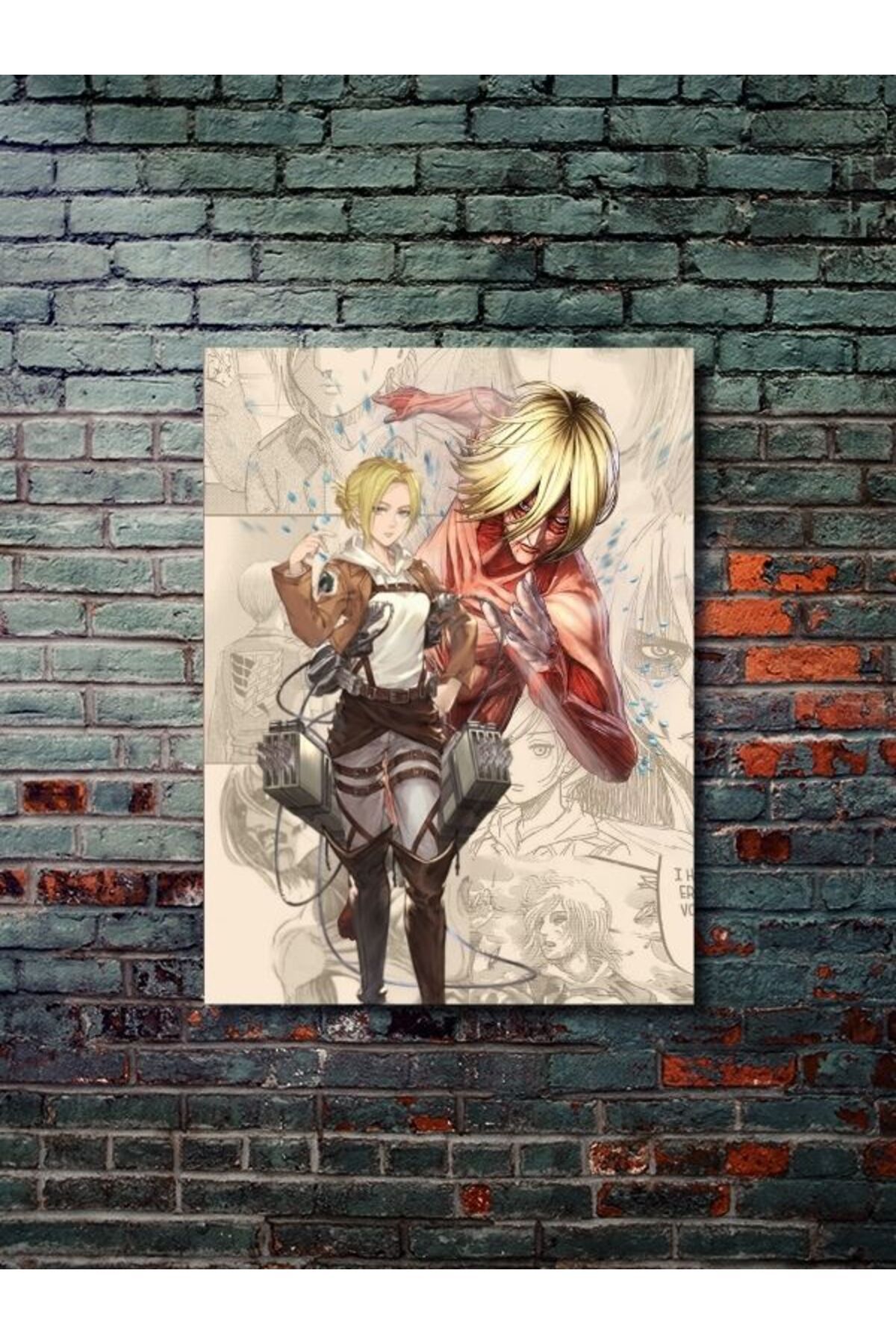 ZNC Attack On Titan - Anime & Manga Posterleri, Özel Tasarım Kağıt Poster, Duvar Sanatı