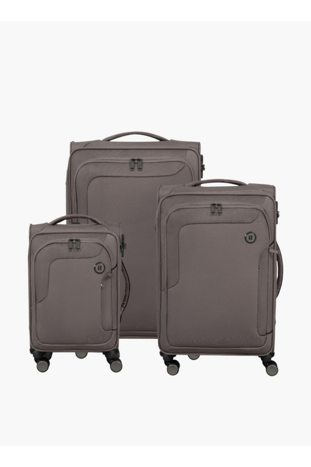 IT-4-Wheel Softcase Cabin Trolley Bag with Retractable Handle - 20 Inches - Check-In Bag 7