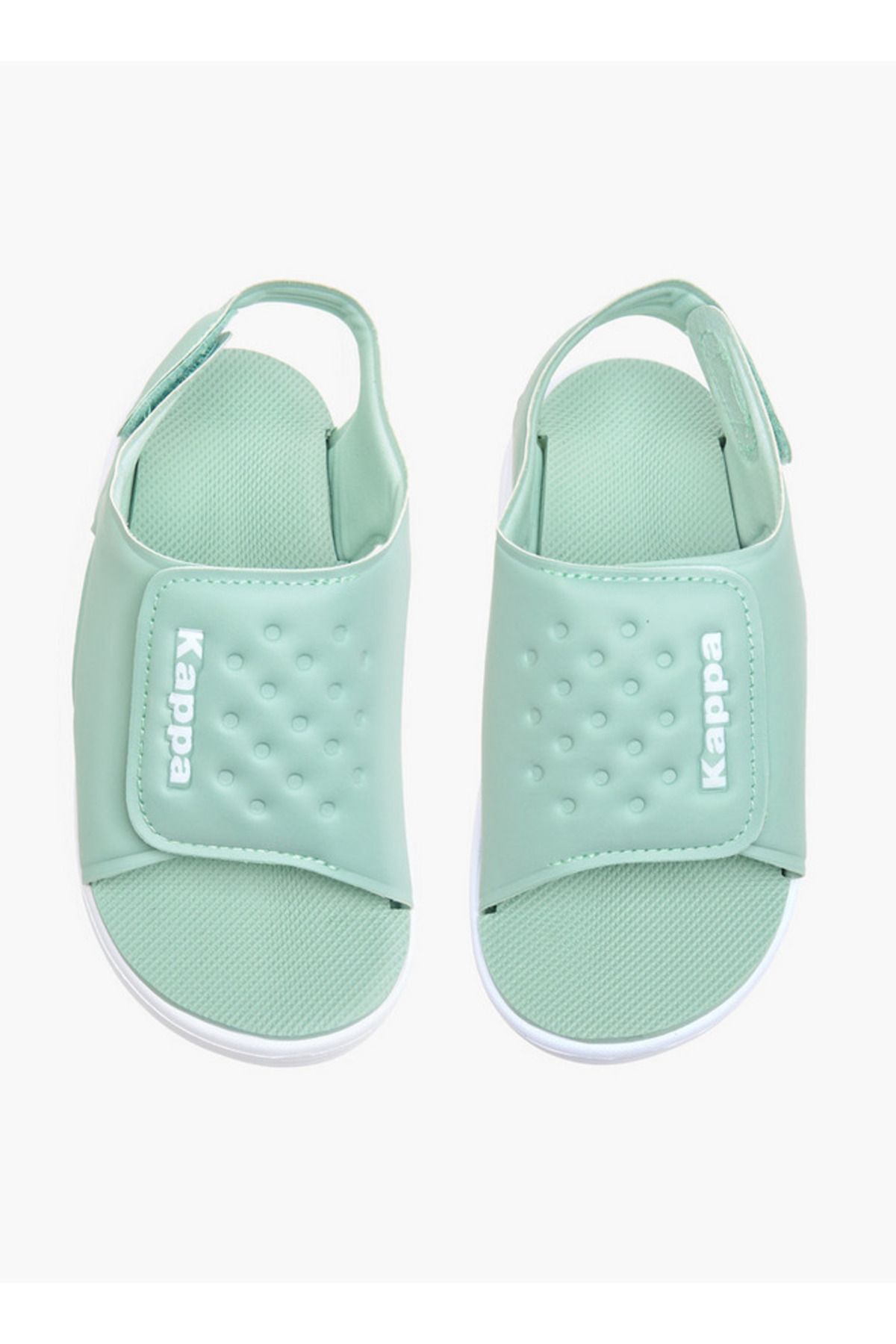 Kappa-Girls' Logo Detail Sandals with Hook and Loop Closure 1