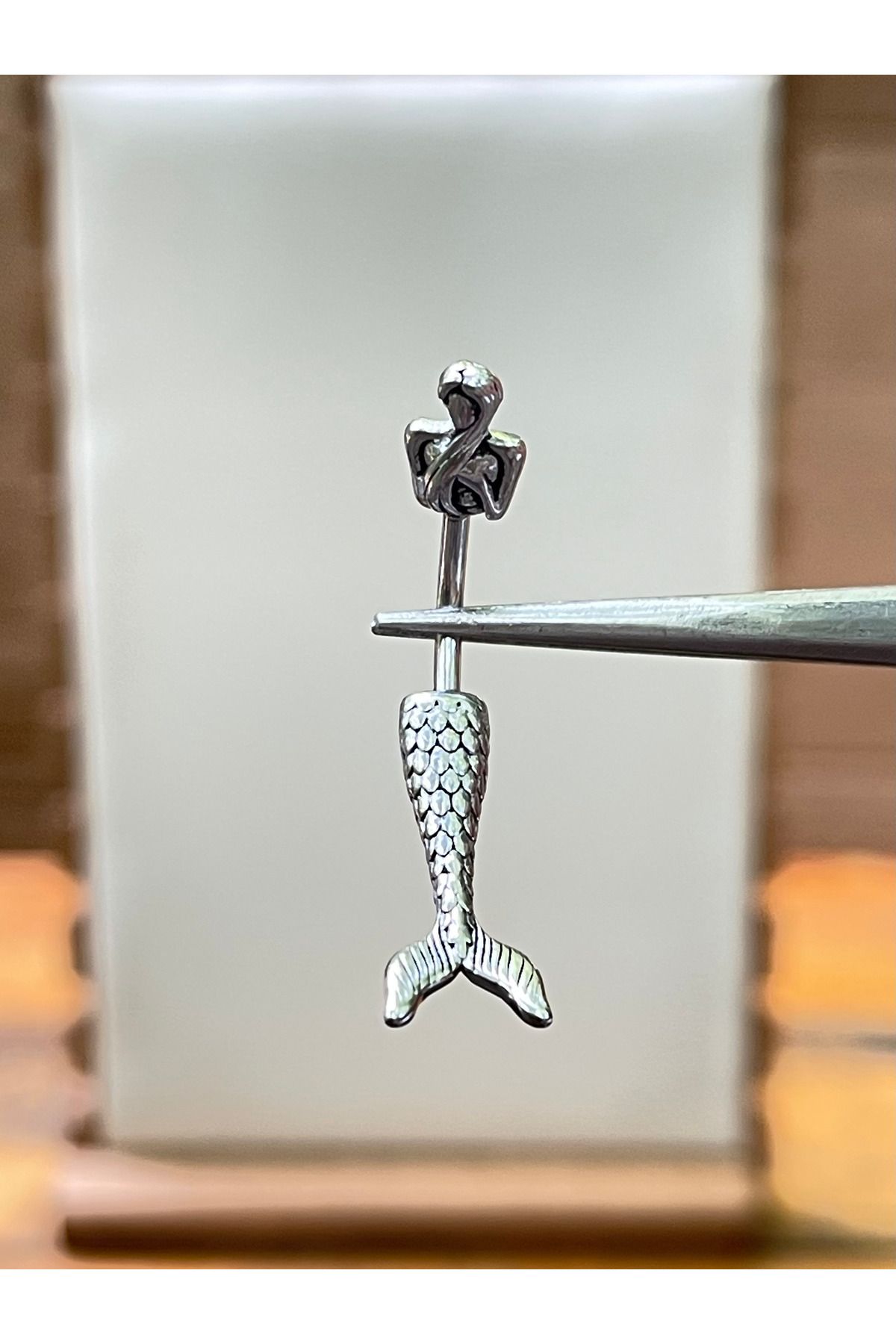 Rupen Kraft 316 L Cerrahi Çelik Deniz Kızı Modeli Göbek Piercingi
