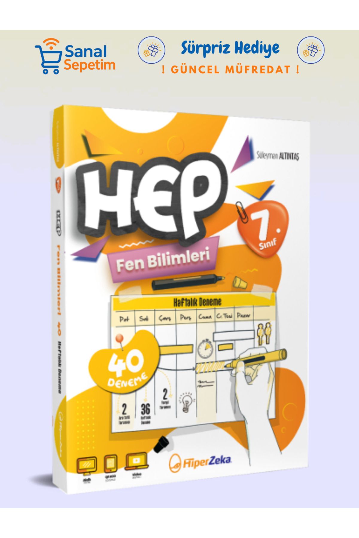 hiper zeka 7. Sınıf HEP Fen Bilimleri Haftalık Deneme S.B.
