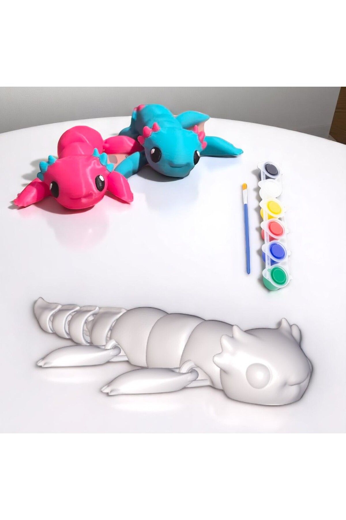 ardecem bilgisayar Boyanabilir Esnek Axolotl Tüm Parçaları Hareketli