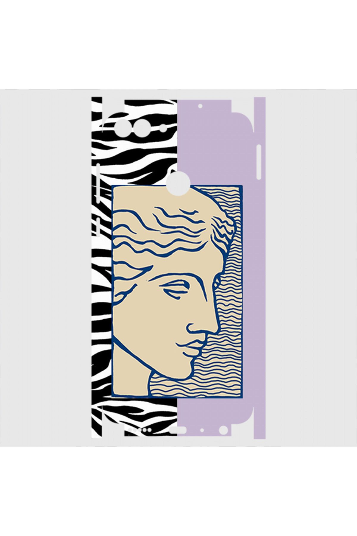 Royaleks Huawei P Smart Telefon Kaplama - Leopar Face