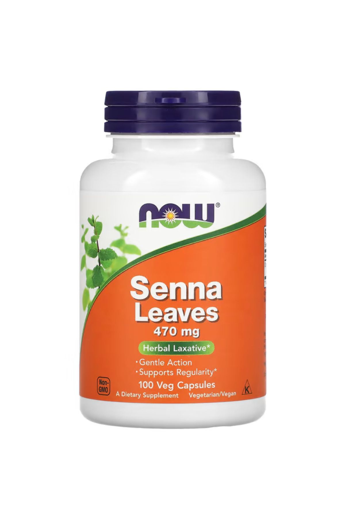 Now Foods , Senna Leaves, 470 mg, 100 Veg Capsules