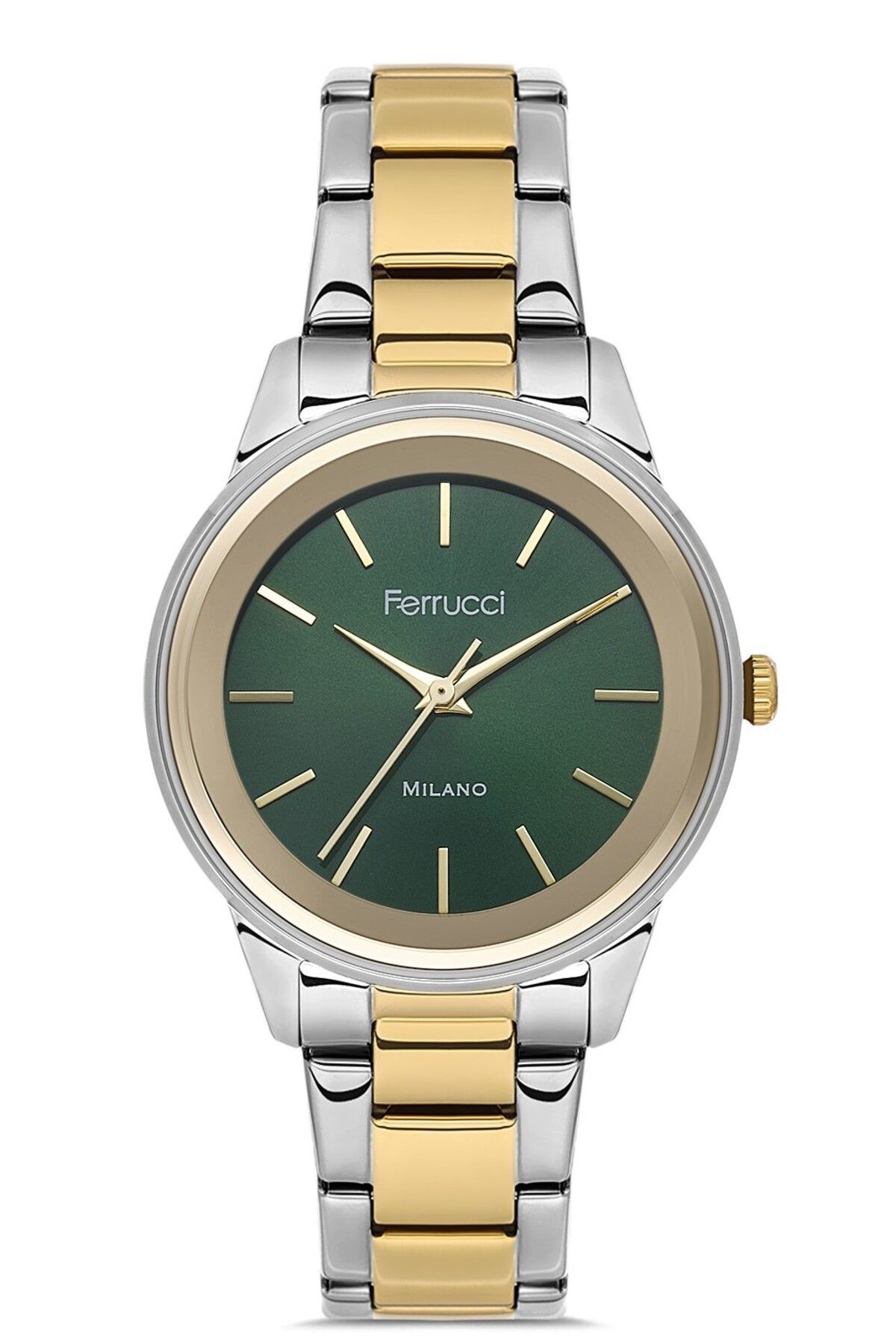 Ferrucci KADIN KOL SAATİ FC102403412M.02640092 GÜMÜŞ-GOLD