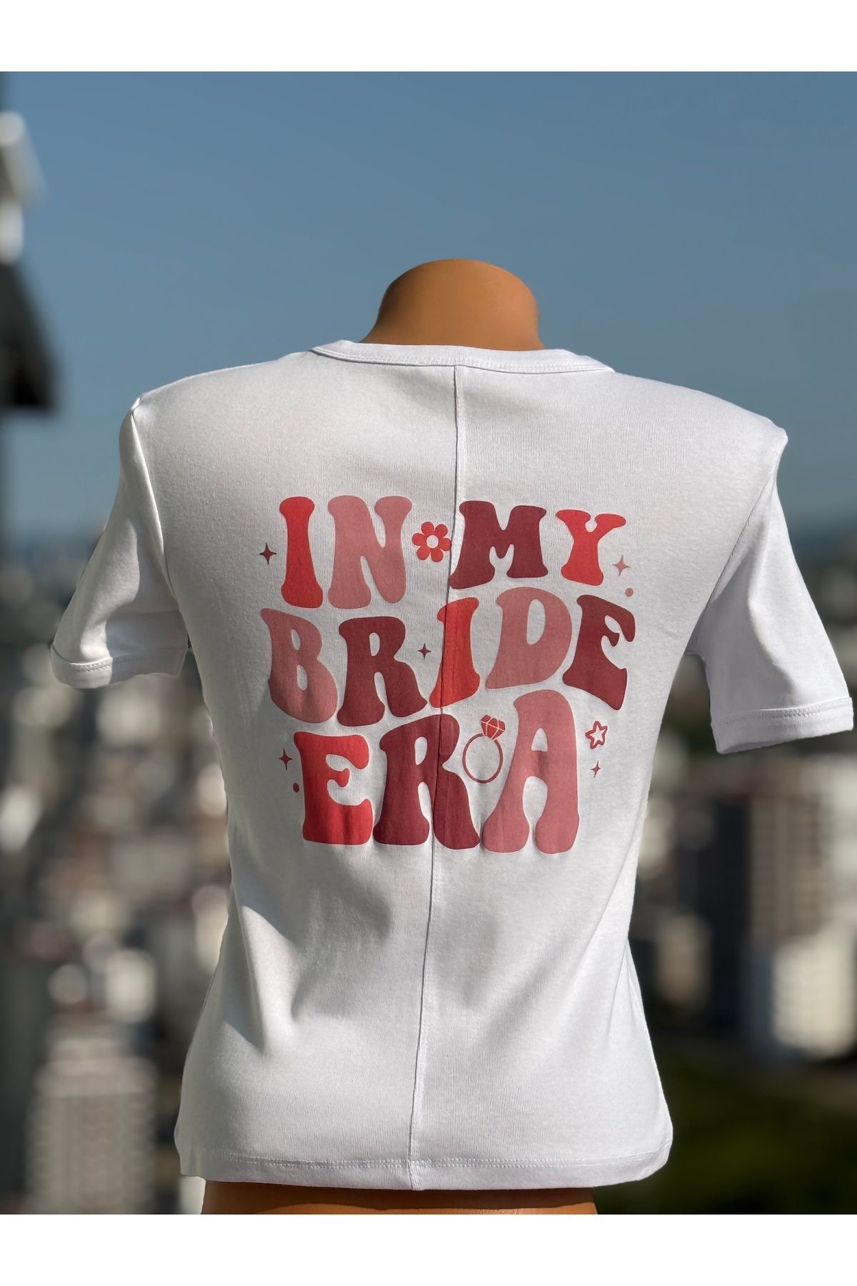 BRIDEIST WEDDING CO In My Bride Era Baskılı Tişört | Bekarlığa Veda Konseptli | Bride Tişörtü | Özel Tasarım