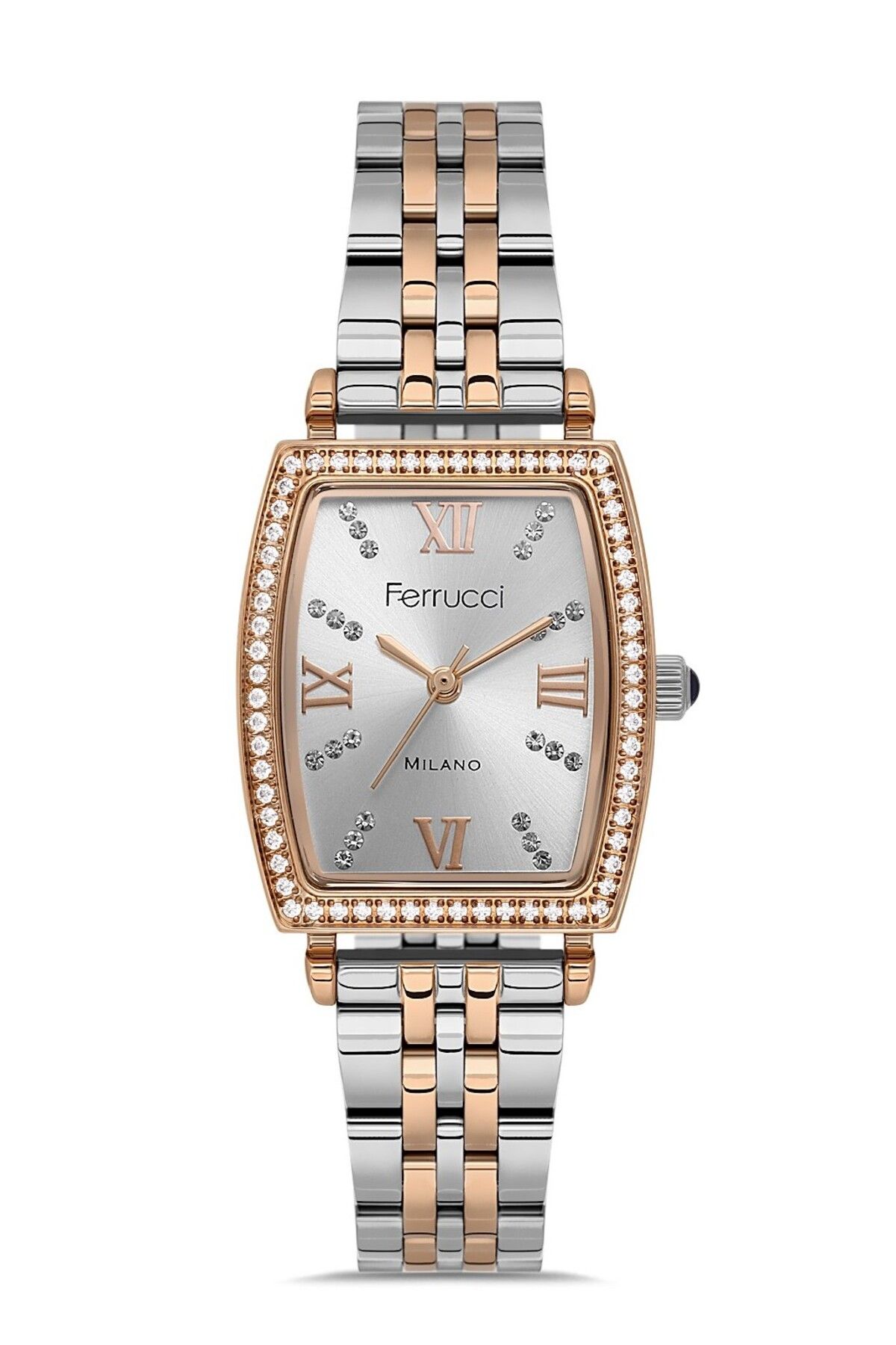 Ferrucci KADIN KOL SAATİ FC102403417M.03640023 GÜMÜŞ-ROSE