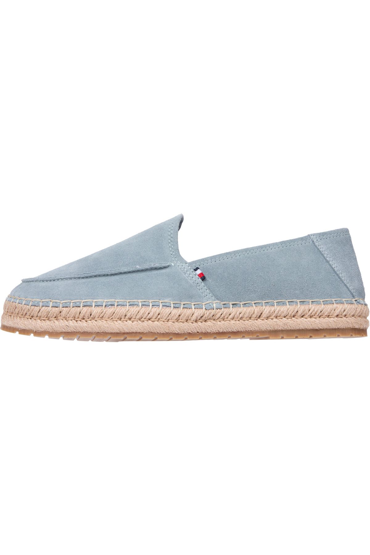 Tommy Hilfiger HILFIGER FLEX ESPA SUEDE LOAFER Erkek Gri Günlük Ayakkabı - FM0FM05392
