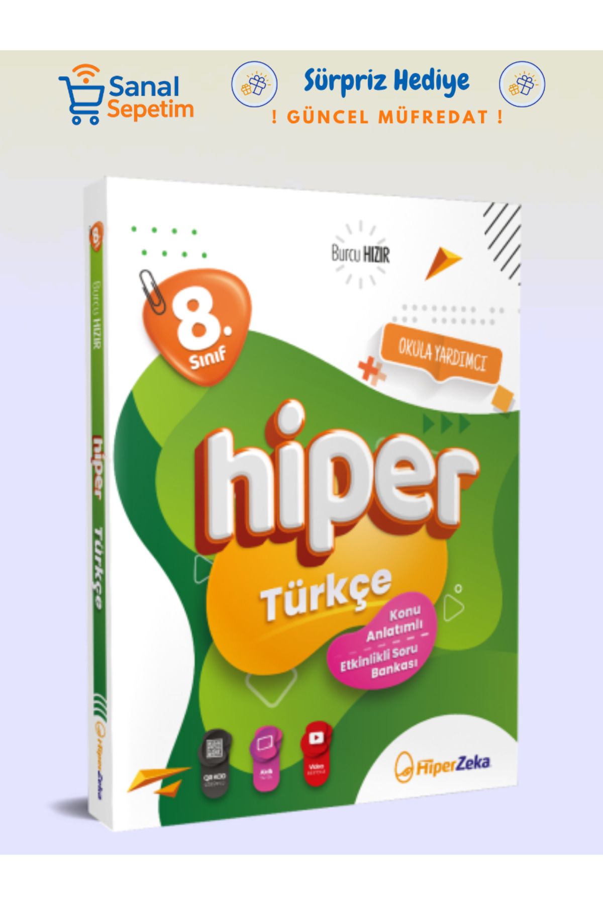 hiper zeka 8. Sınıf Türkçe Konu Anlatımlı Soru Bankası