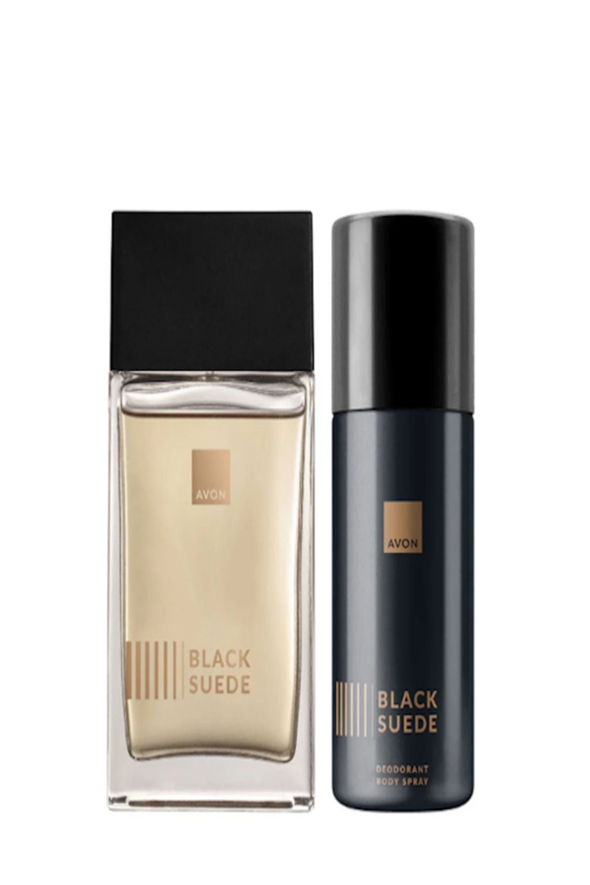 AVON Black Suede Erkek Parfüm EDT 100 ml & Black Suede Erkek Parfüm EDT 150 ml (2 Parça 1'er adet)