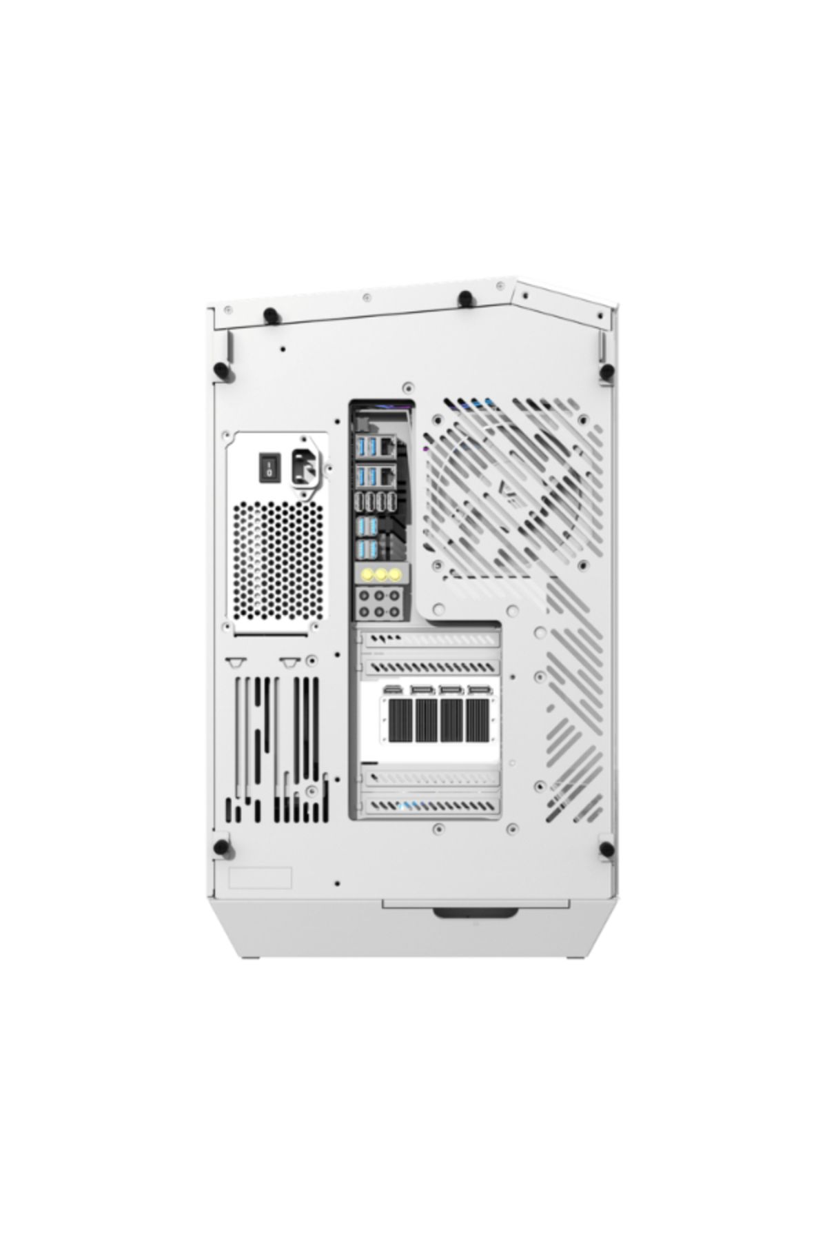 Dark Flash-DarkFlash DY470 ATX With 4 Fans ARGB Computer Case Mid Tower - White 6