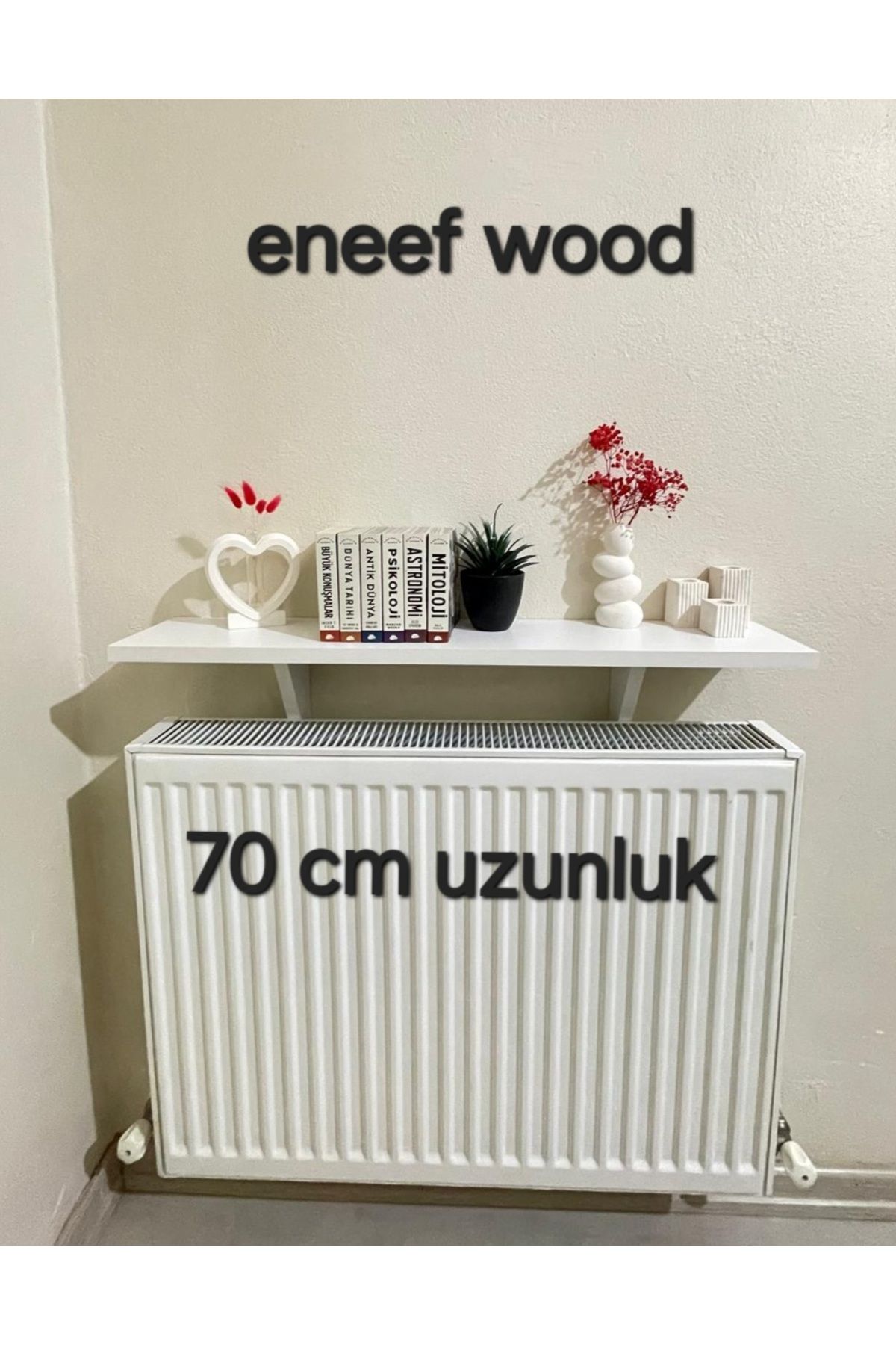 eneefwood petek üstü raf 70x15