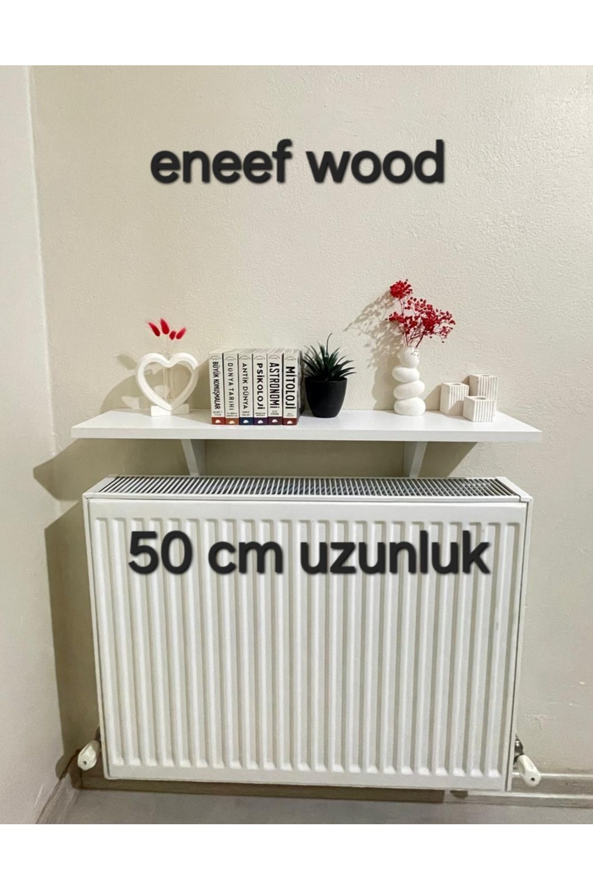 eneefwood petek üstü raf 50x15