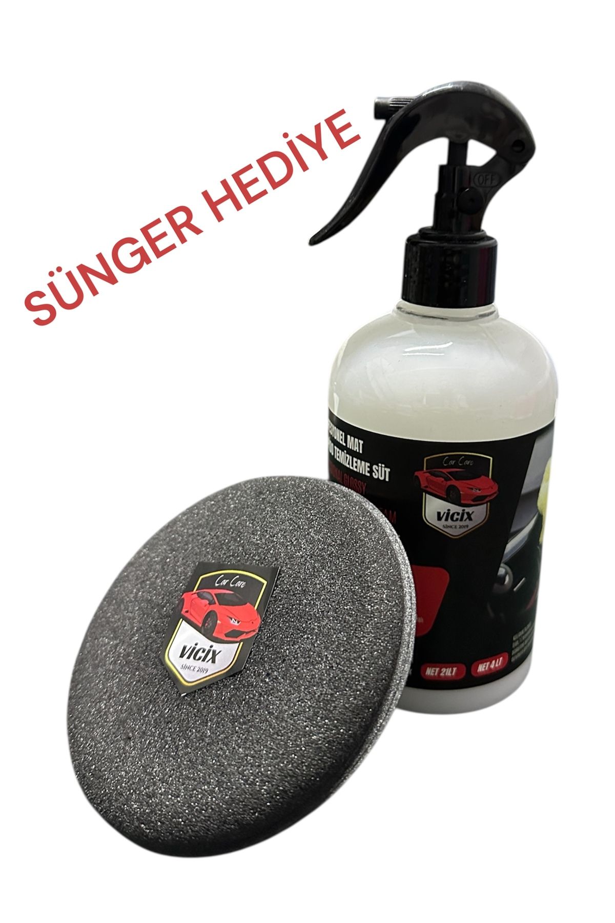 ROX KİMYA TORPİDO TEMİZLEME PARLATMA 500ml + SÜNGER HEDİYE