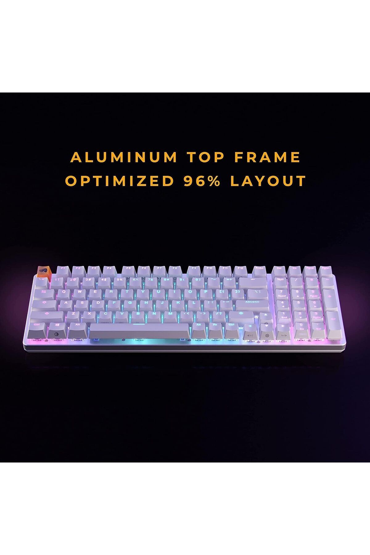 Glorious-GMMK 2 96% Arabic & English RGB Gaming Keyboard - TKL Hot Swappable Mechanical Keyboard 7