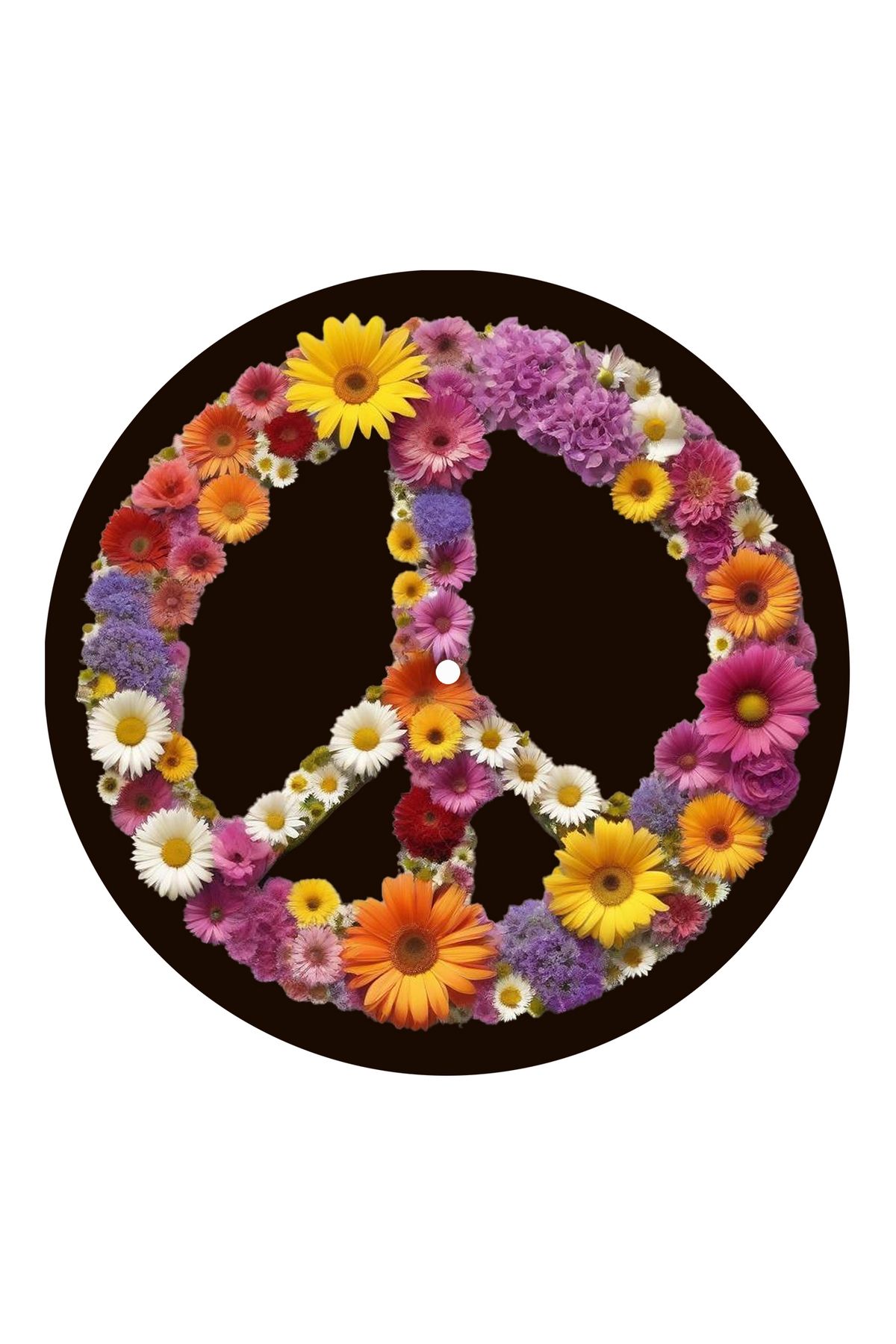 Çıtırtılı Sesler Peace Logo Pikap Matı