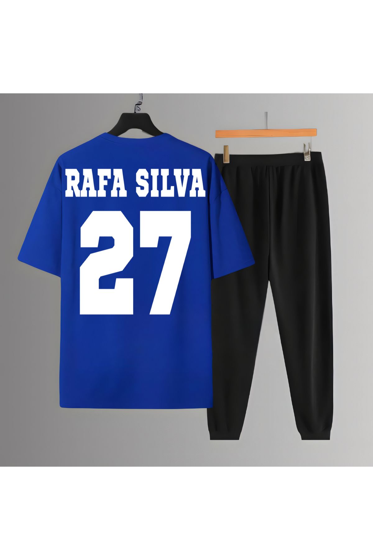 Biy Store Rafa Silva sırt forma baskılı unisex kadın erkek kısa kollu tişört t-shirt eşofman takımı