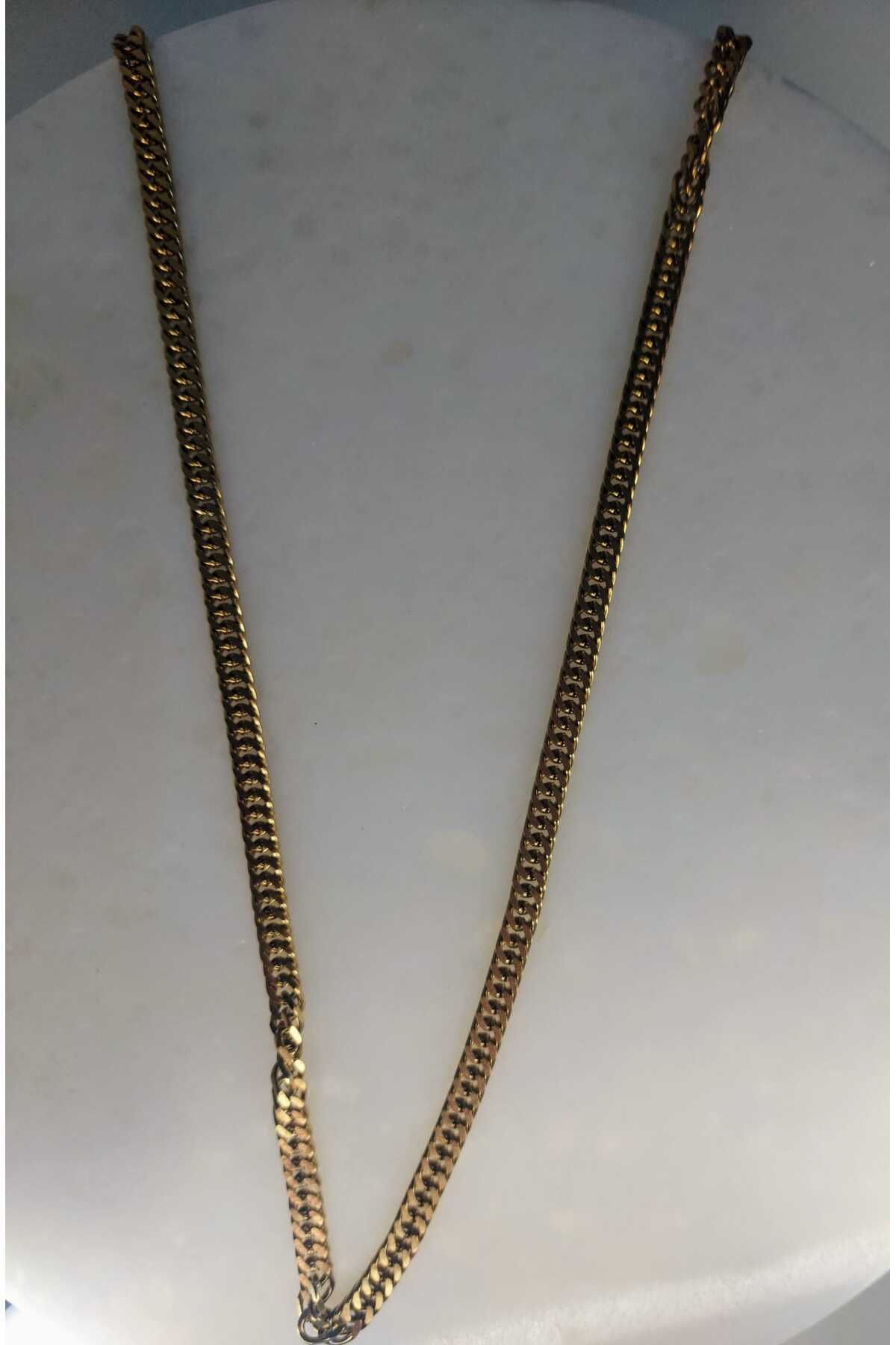 Butik gold erkek çelik kolye