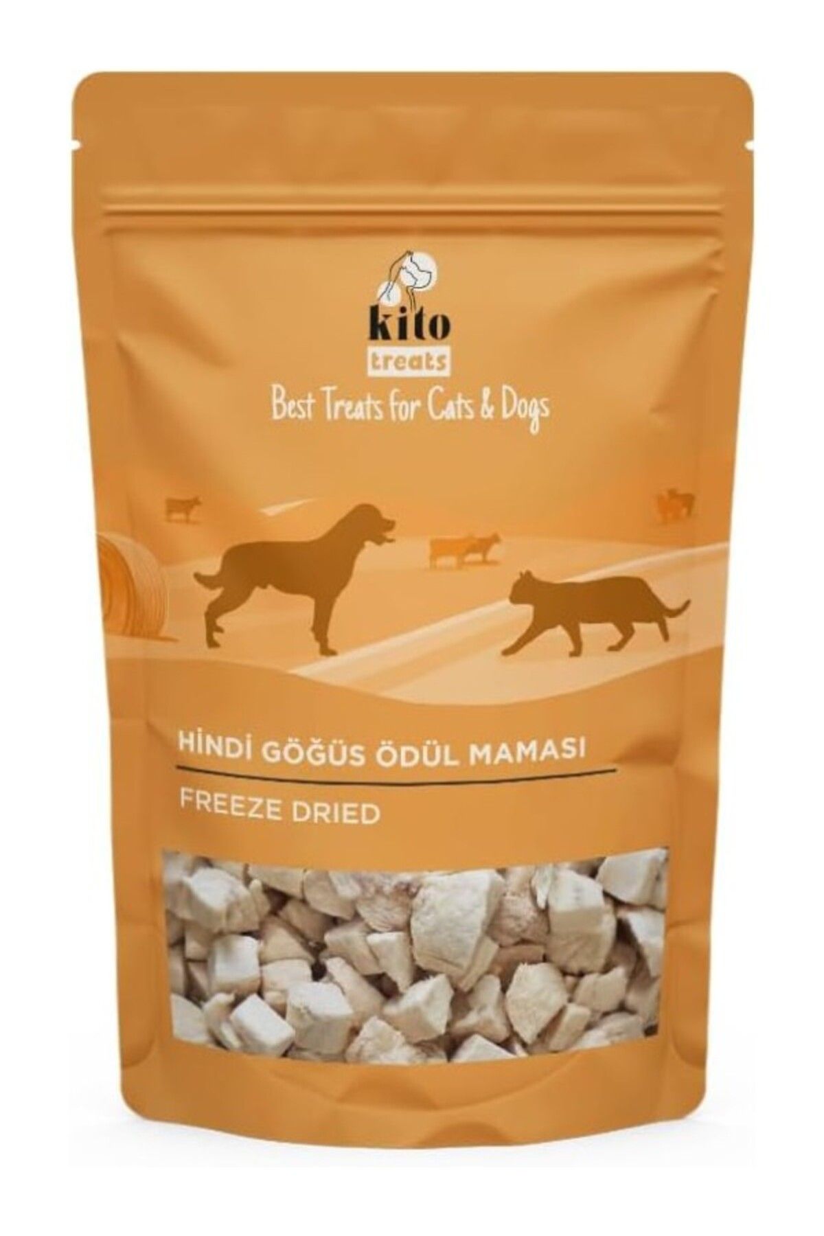 ShopZum Kito Freeze Dried Hindi Göğüs Ödül Maması Köpekler 30 Gr (Dog Treat)