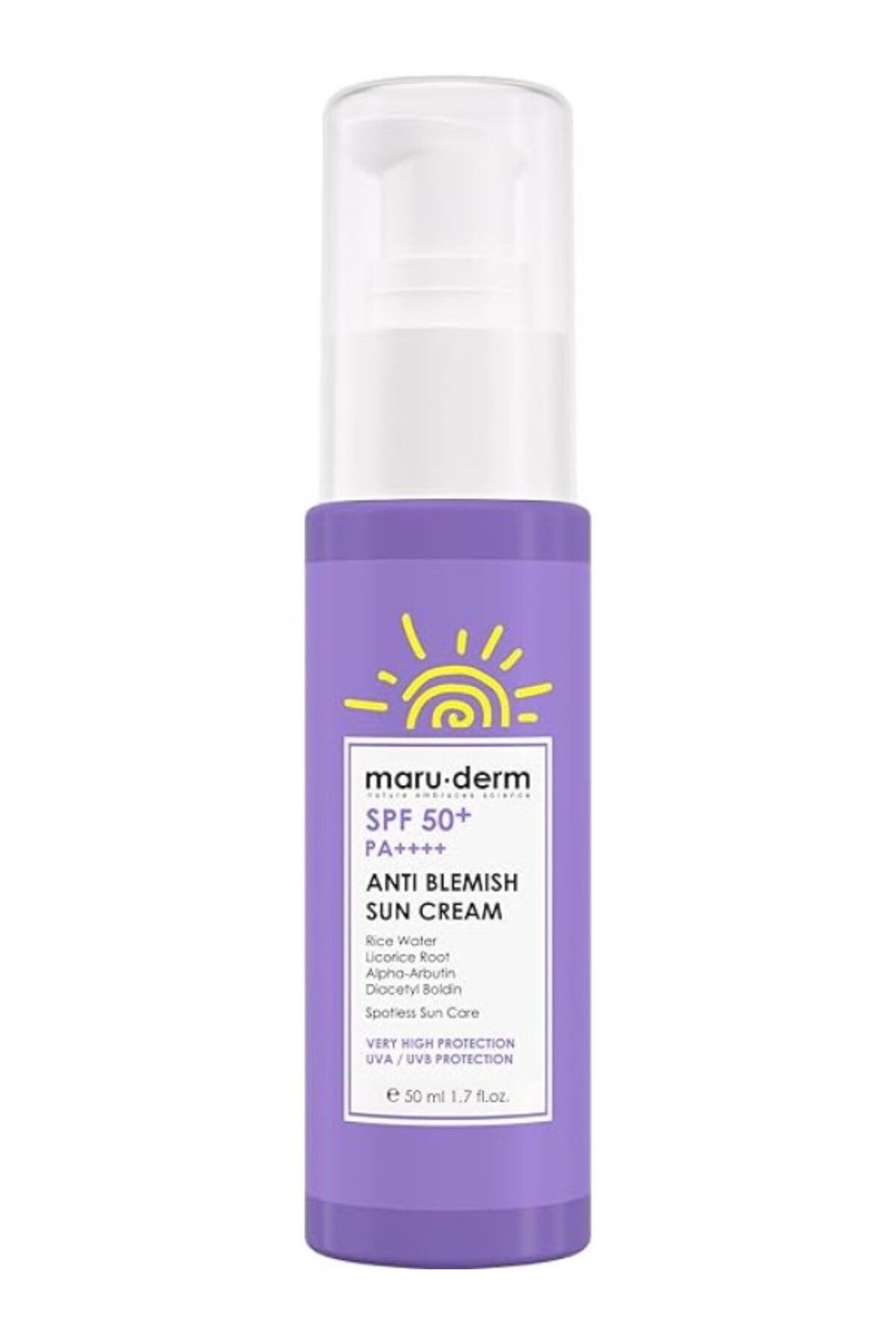 ShopZum Maruderm Spf 50+ Leke Karşıtı Güneş Kremi 50 Ml