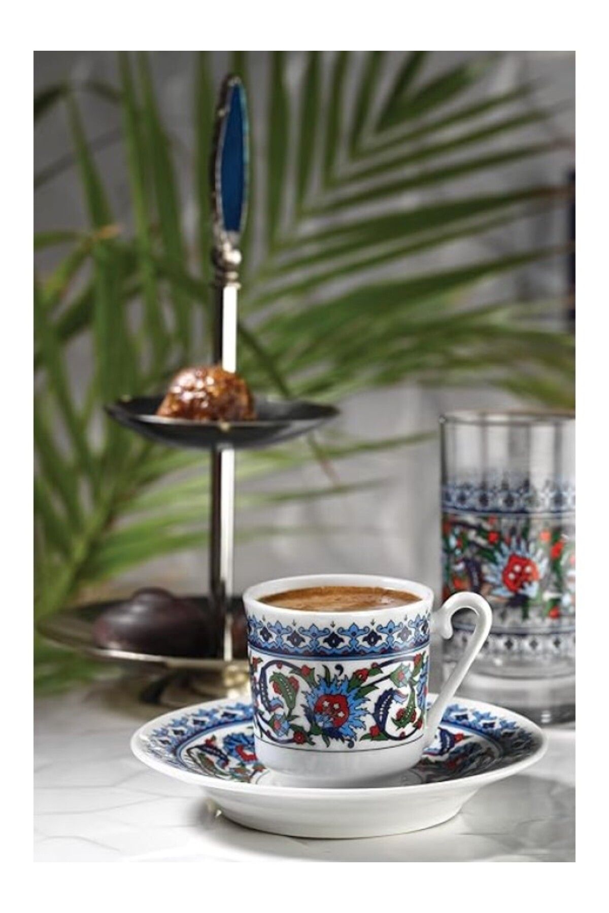 ShopZum Porselen Topkapı Fincan Takımı, Standart, 80 Ml