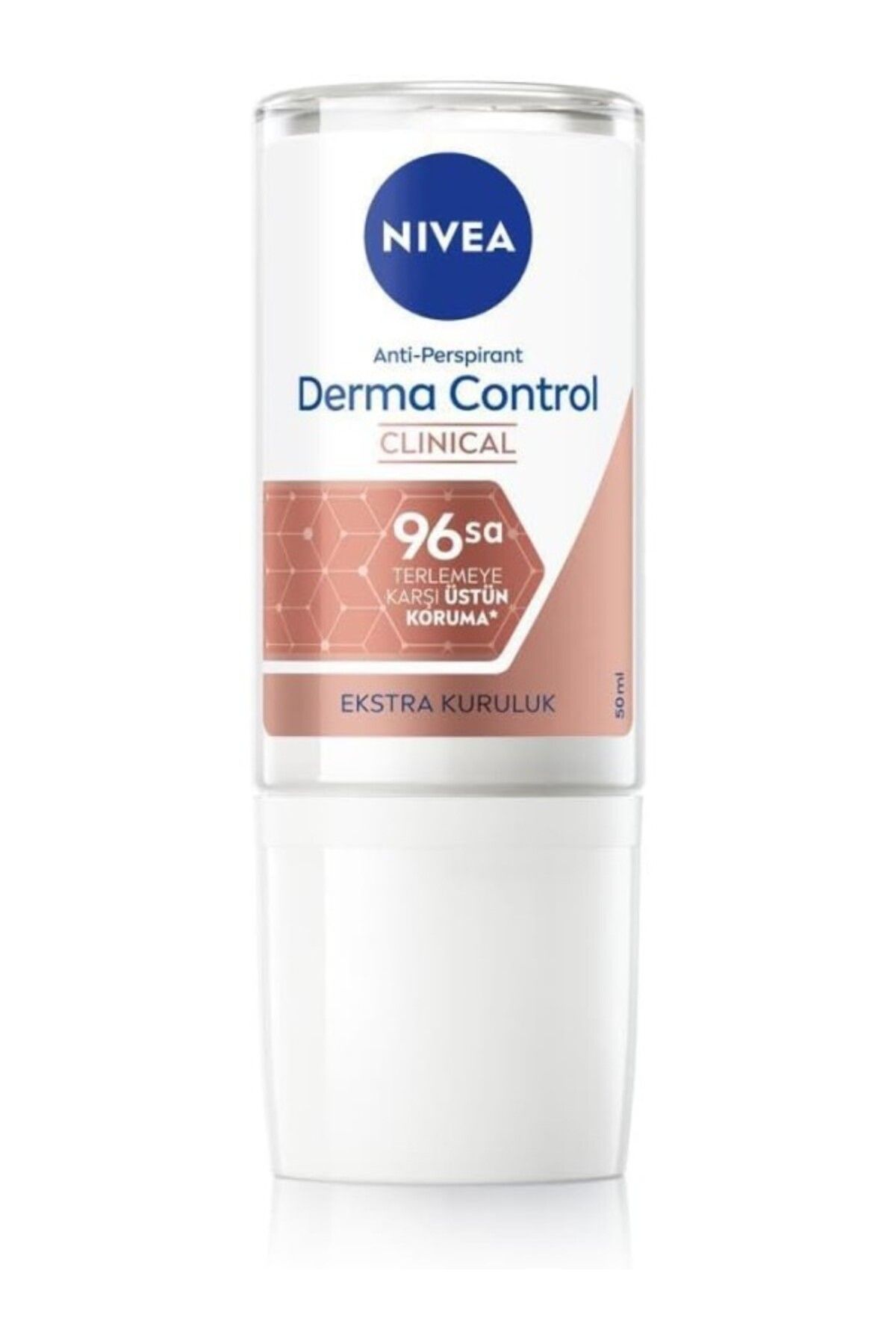 ShopZum Derma Control Clinical Kadın Roll-On Deodorant 50 Ml, 96 Saat Koruma, C Vitamini Ile Koltuk