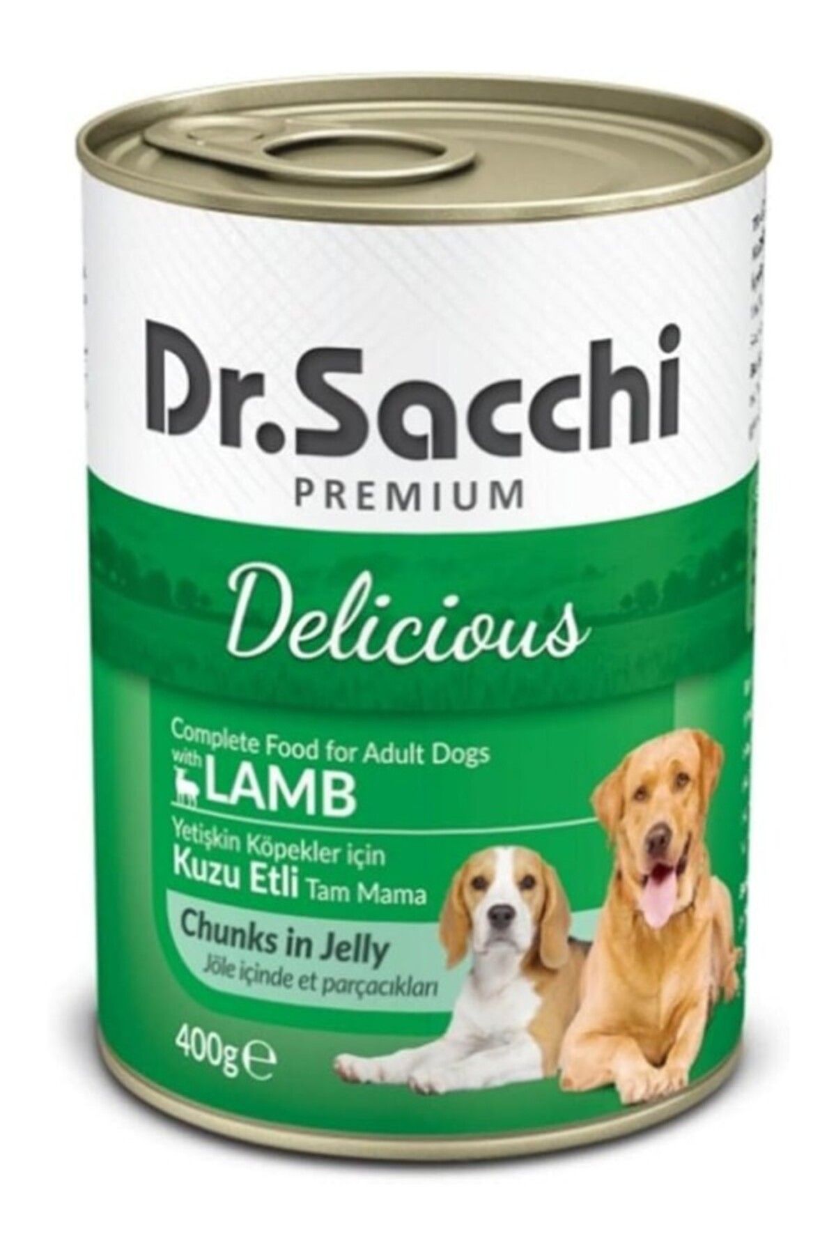 ShopZum Dr.Sacchi Konserve Köpek Kuzu Etli 400Gr