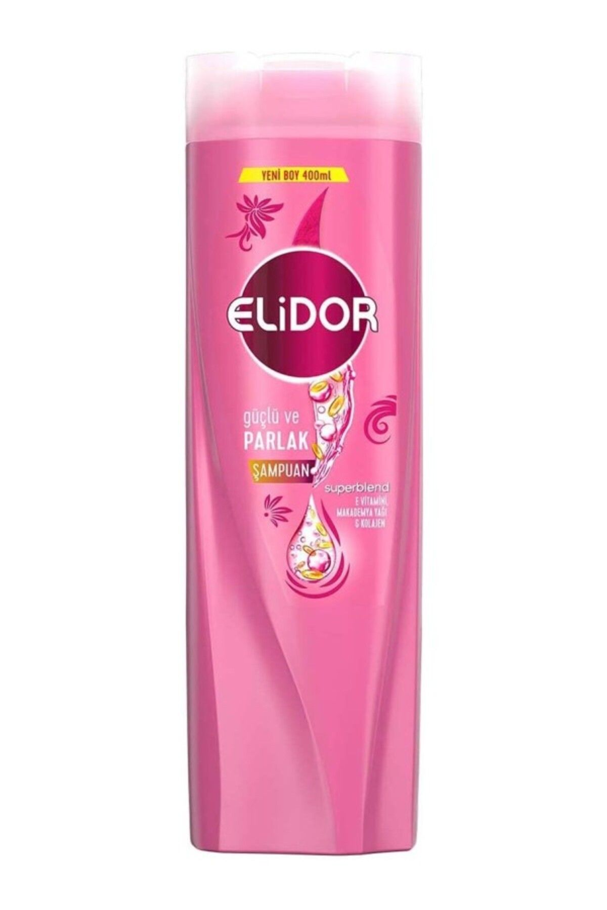 ShopZum Elidor Superblend Saç Bakım Şampuanı Güçlü Ve Parlak Vitamini Makademya Yağı Kolajen 400 Ml