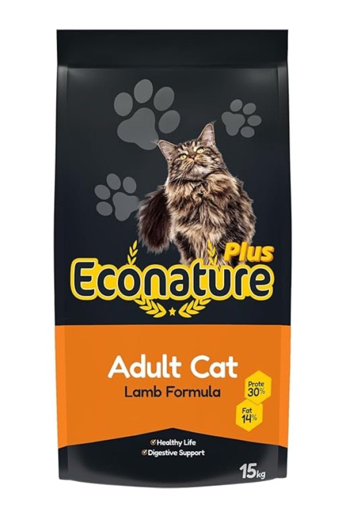 ShopZum Econature Plus Kuzulu Yetişkin Kedi Maması 15Kg