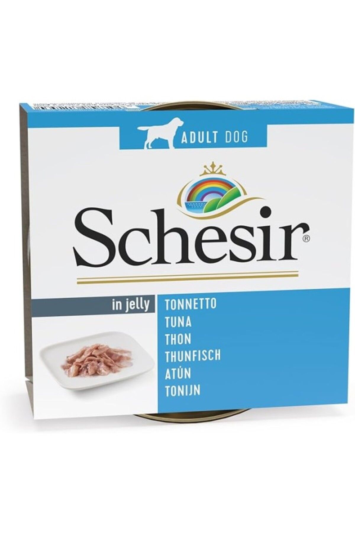 ShopZum Schesir Yetişkin Köpek Konservesi 150 Gr Ton Balıklıi